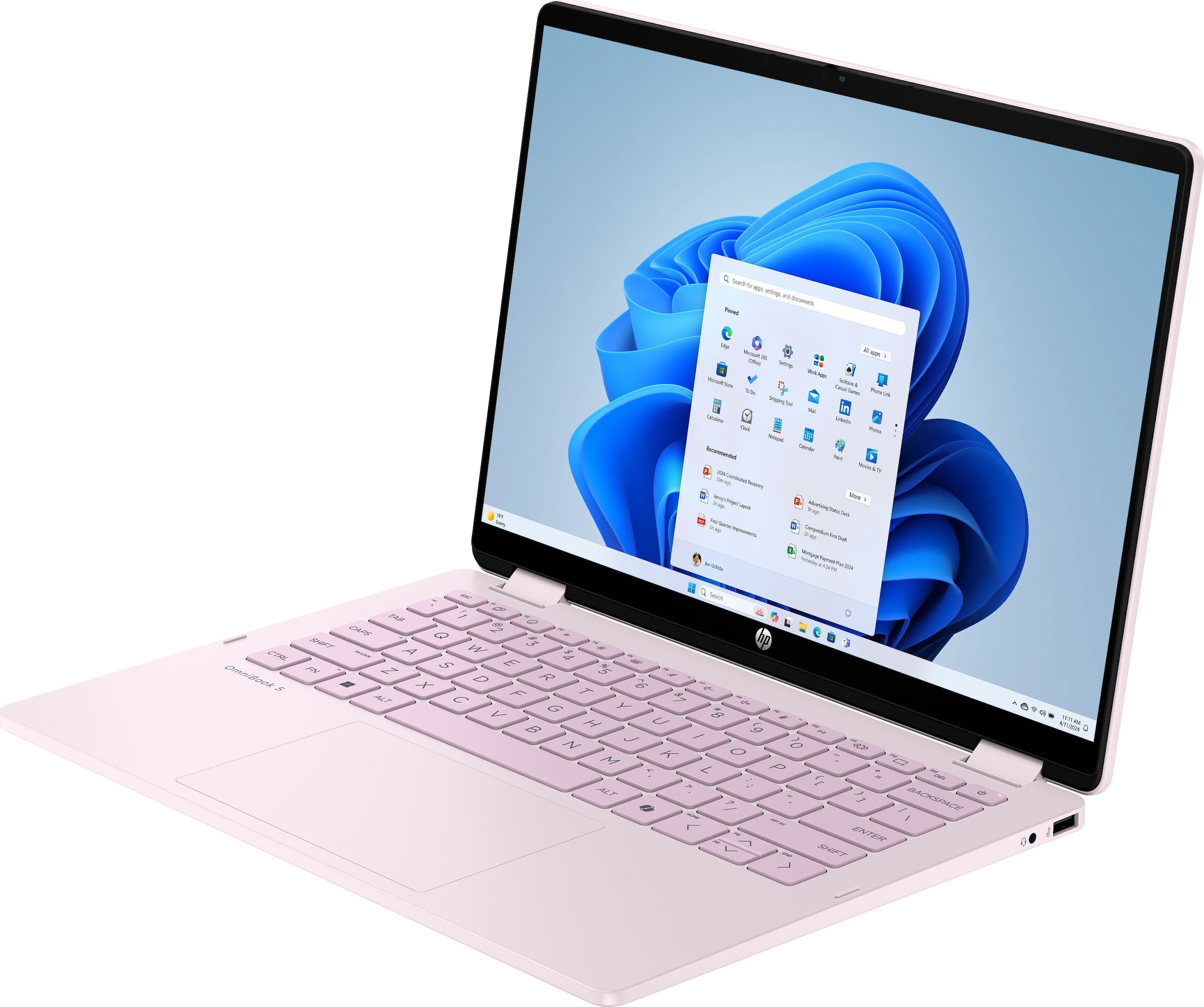 HP Convertible Notebook »OmniBook 5 Flip«, 35,6 cm, / 14 Zoll, Intel, Core i5, Iris Xe Graphics, 512 GB SSD