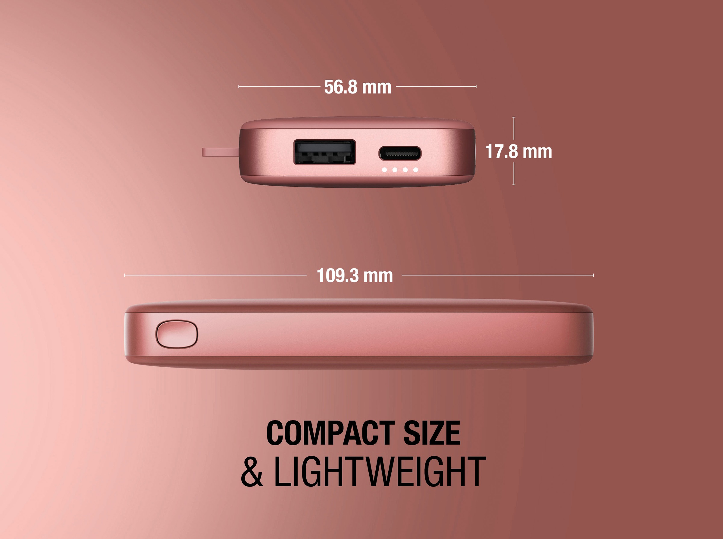 Fresh´n Rebel Powerbank »Power Pack 6000mAh mit USB-C, Fast Charge«, 5 V