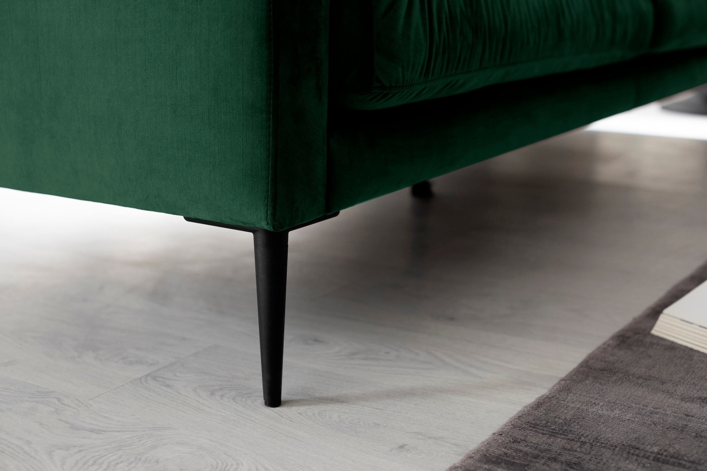 Trends by HG 3-Sitzer »Svea«, mit Metallfuß, frei im Raum stellbar