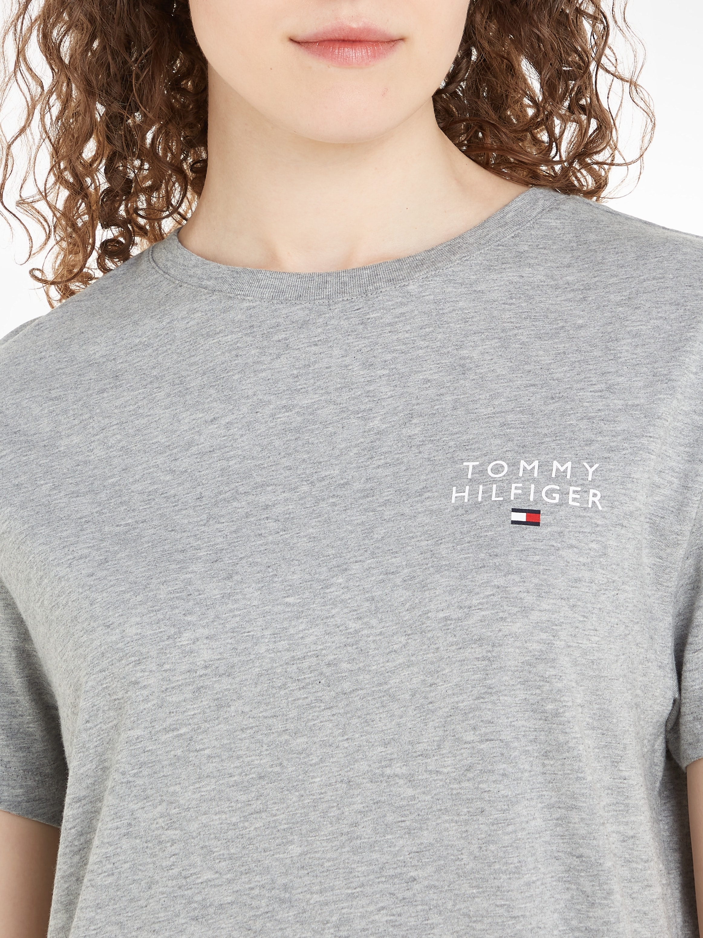 Tommy Hilfiger Underwear Nachthemd »SHORT SLEEVE T-SHIRT DRESS«, mit Tommy Hilfiger Logoaufdruck