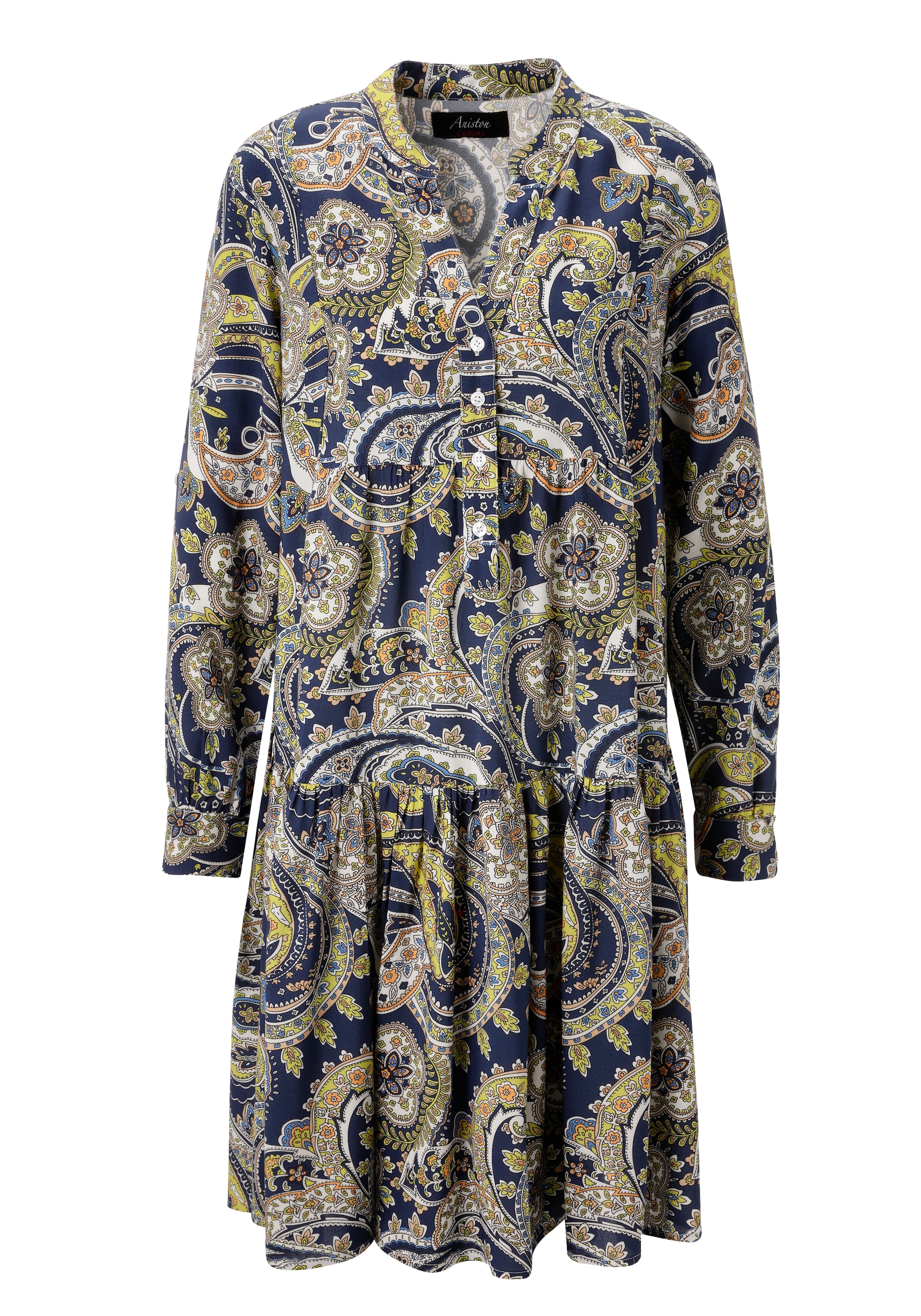 Aniston CASUAL Blusenkleid, mit fantasievollem Paisley-Druck - NEUE KOLLEKTION
