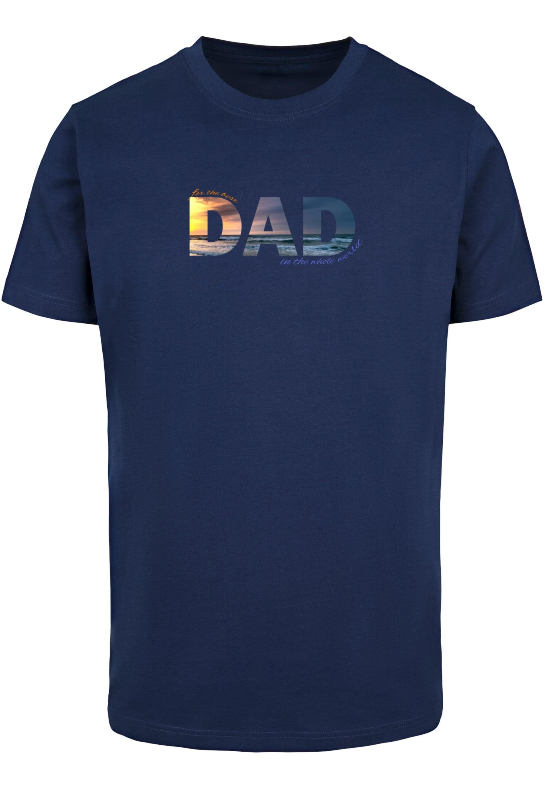 T-Shirt »Merchcode Herren For The Best Dad T-Shirt Round Neck«, (1 tlg.)