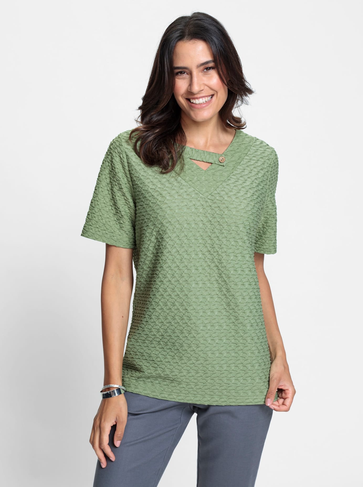 Inspirationen Kurzarmshirt »Shirt«, (1 tlg.)