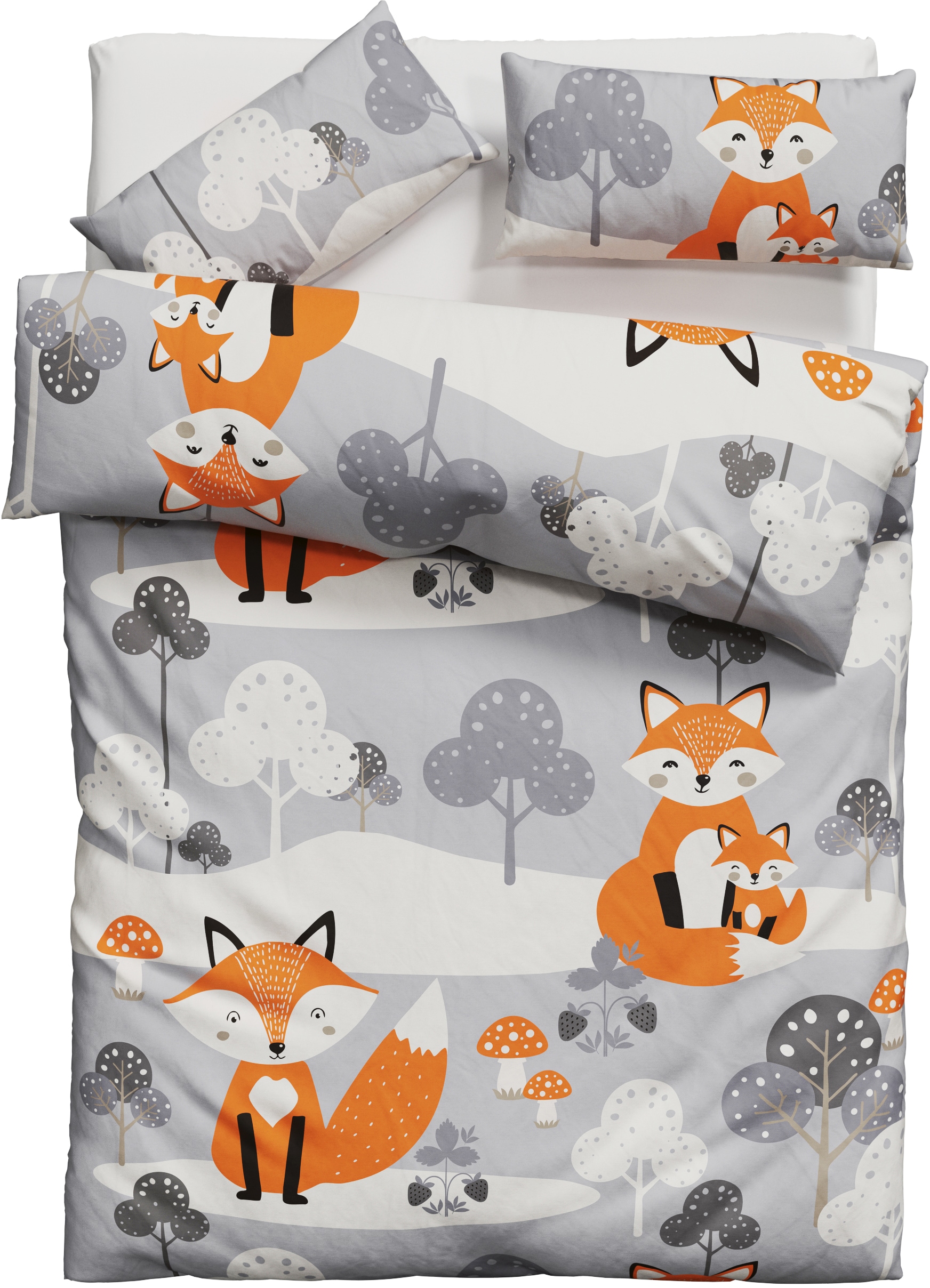 my home Bettwäsche »Physalis« 2 Stk. tlg. in Gr. 135x200 oder 155x220 cm, 100% Baumwolle, mehrere Designs