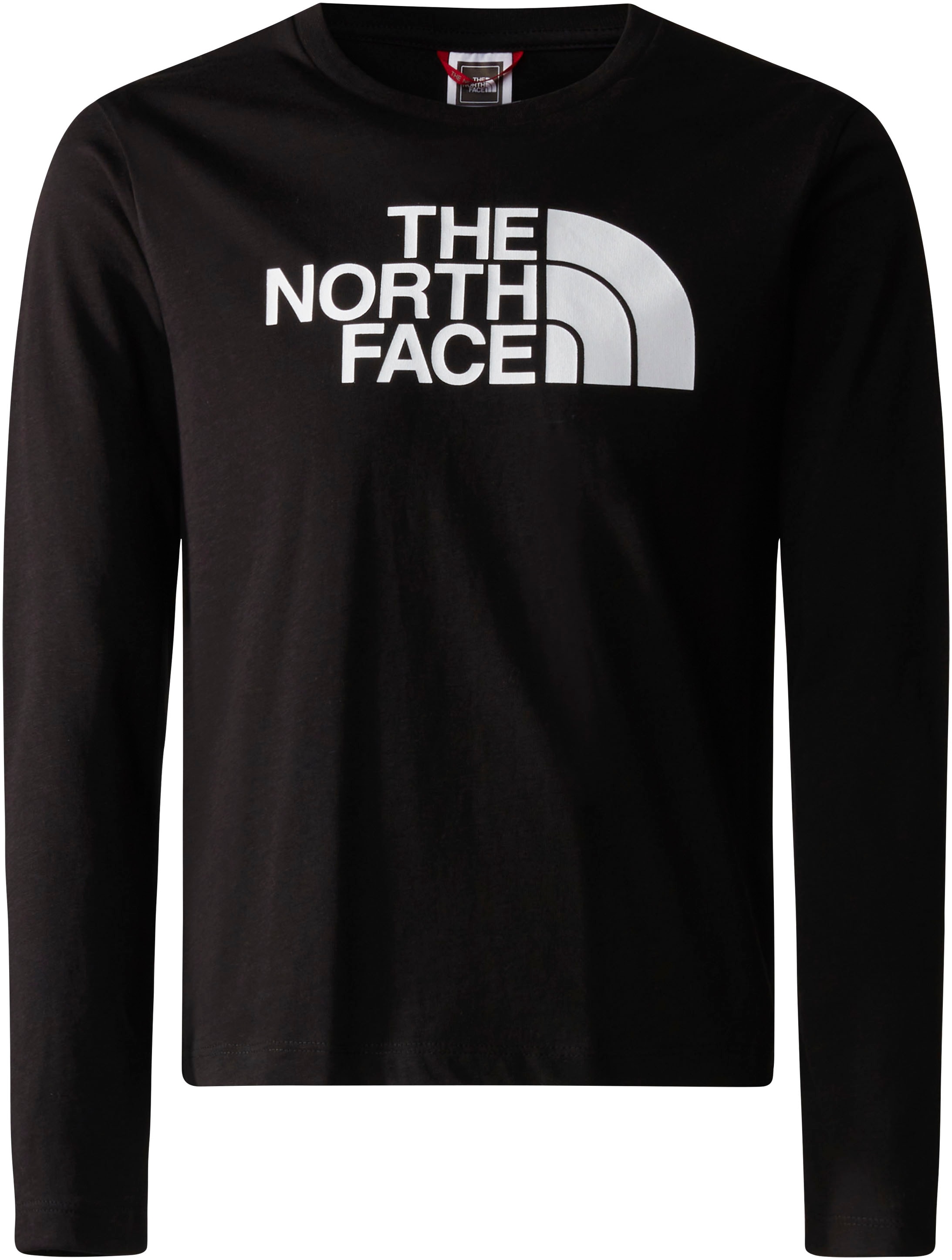 The North Face Langarmshirt »TEEN Long Sleeve EASY TEE - für Kinder«, aus  weicher, atmungsaktiver Baumwolle auf Raten | BAUR