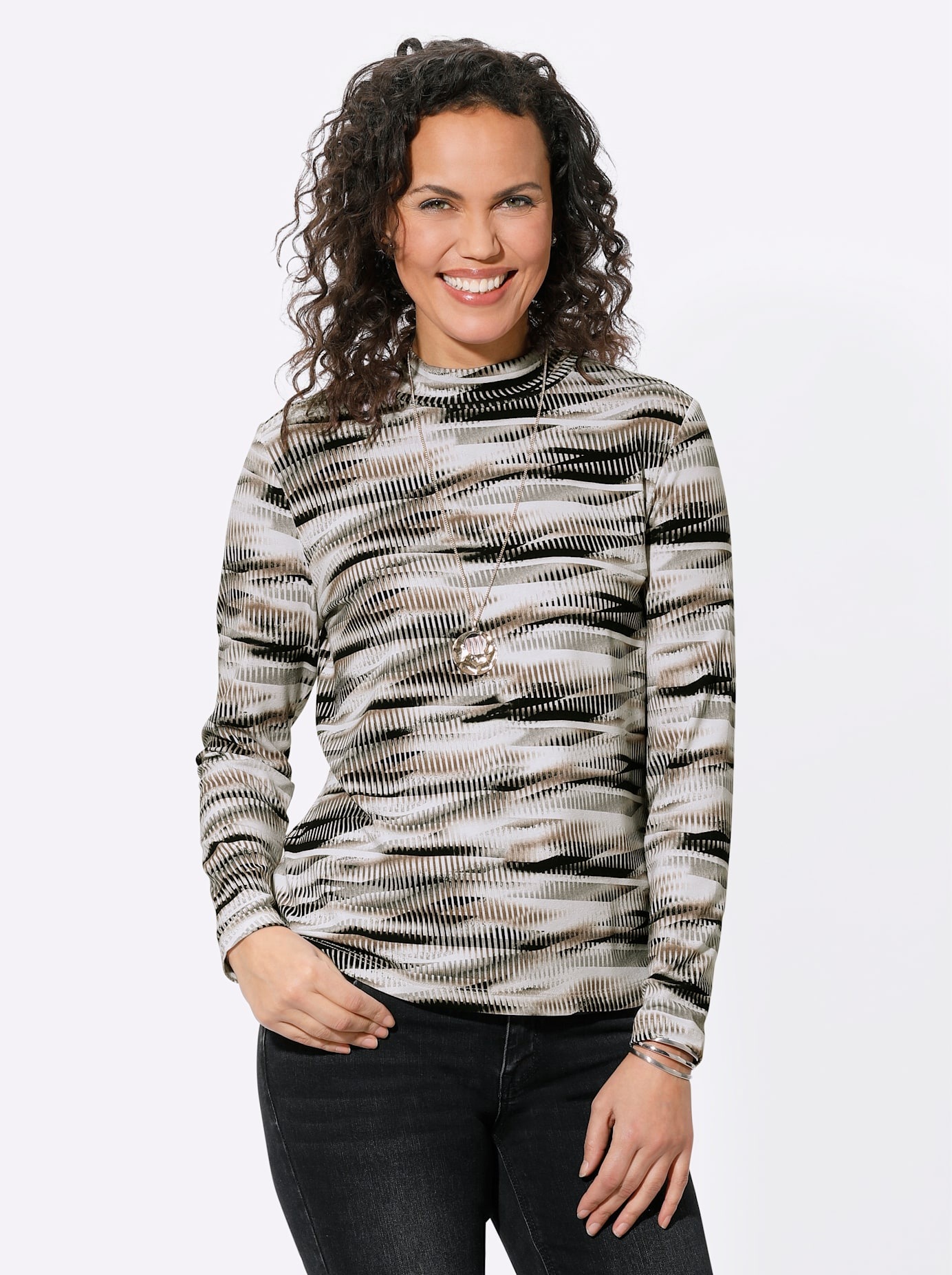Casual Looks Langarmshirt "Shirt" 1 Stk. tlg. günstig online kaufen