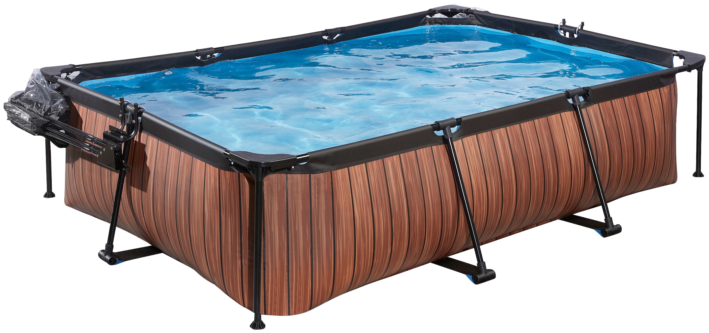 EXIT Framepool, (Set, 3 tlg.), BxLxH: 200x300x65 cm, mit Kartuschenfilter und Abdeckung