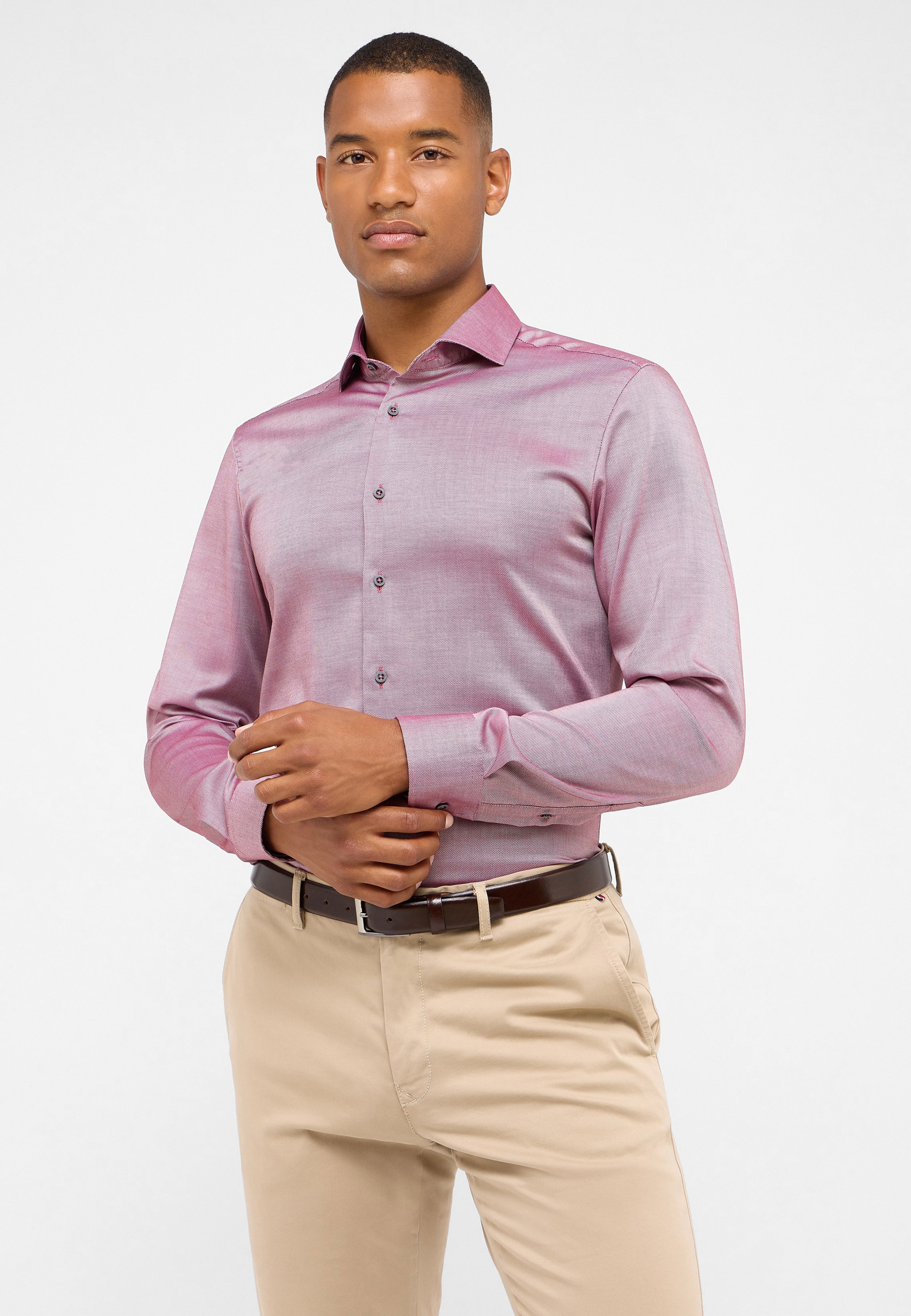 Eterna Langarmhemd "SLIM FIT", EASY IRON (bügelleicht) günstig online kaufen