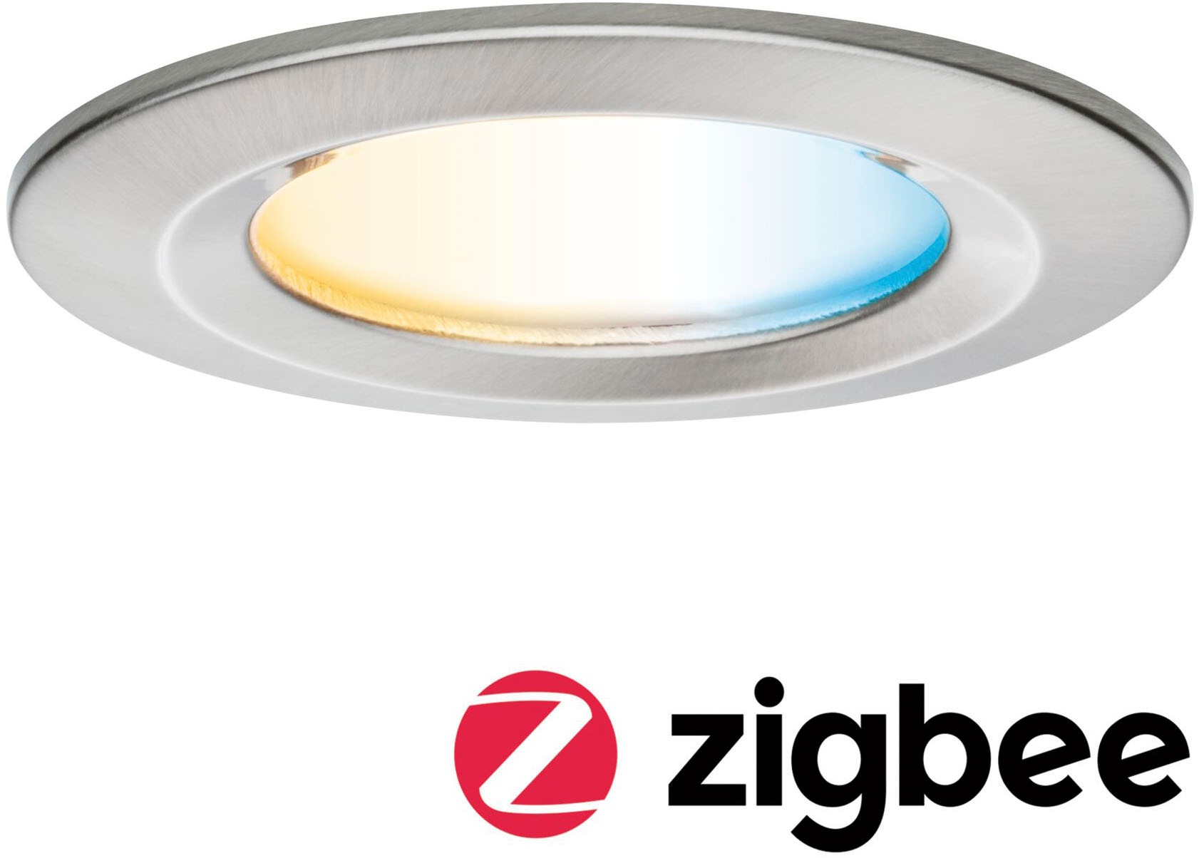 Paulmann LED Einbauleuchte »LED Einbauleuchte Nova Coin IP44 rund 78mm«, 1 flammig, Leuchtmittel LED-Modul | LED fest integriert, Memoryfunktion, Farbwechsler, Farbsteuerung, Dimmer, Smart Home