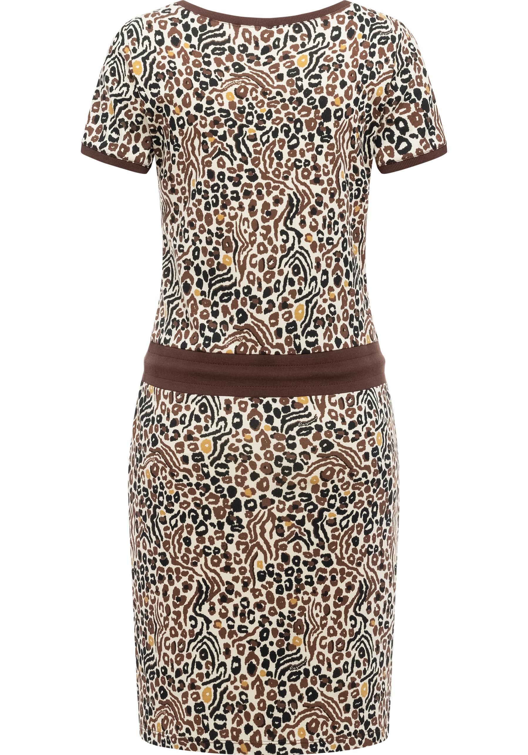 Ragwear Minikleid »Baomi Zoo YOUMODO« Außentaschen | Eingrifftaschen Gemustertes Damen Sommerkleid
