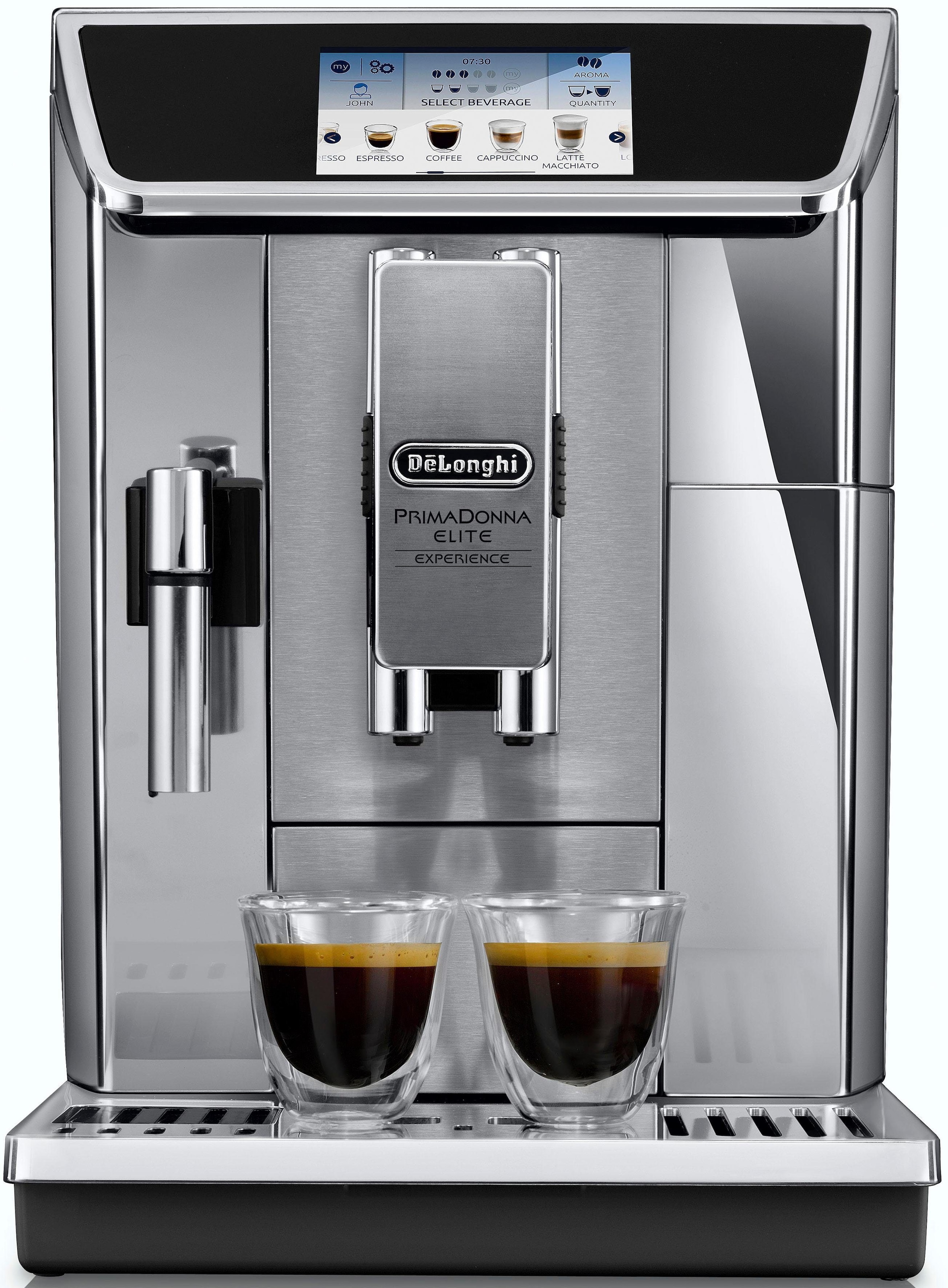 De'Longhi Kaffeevollautomat »PrimaDonna Elite Experience ECAM 656.85.MS«, auch für Kaltgetränkevariationen