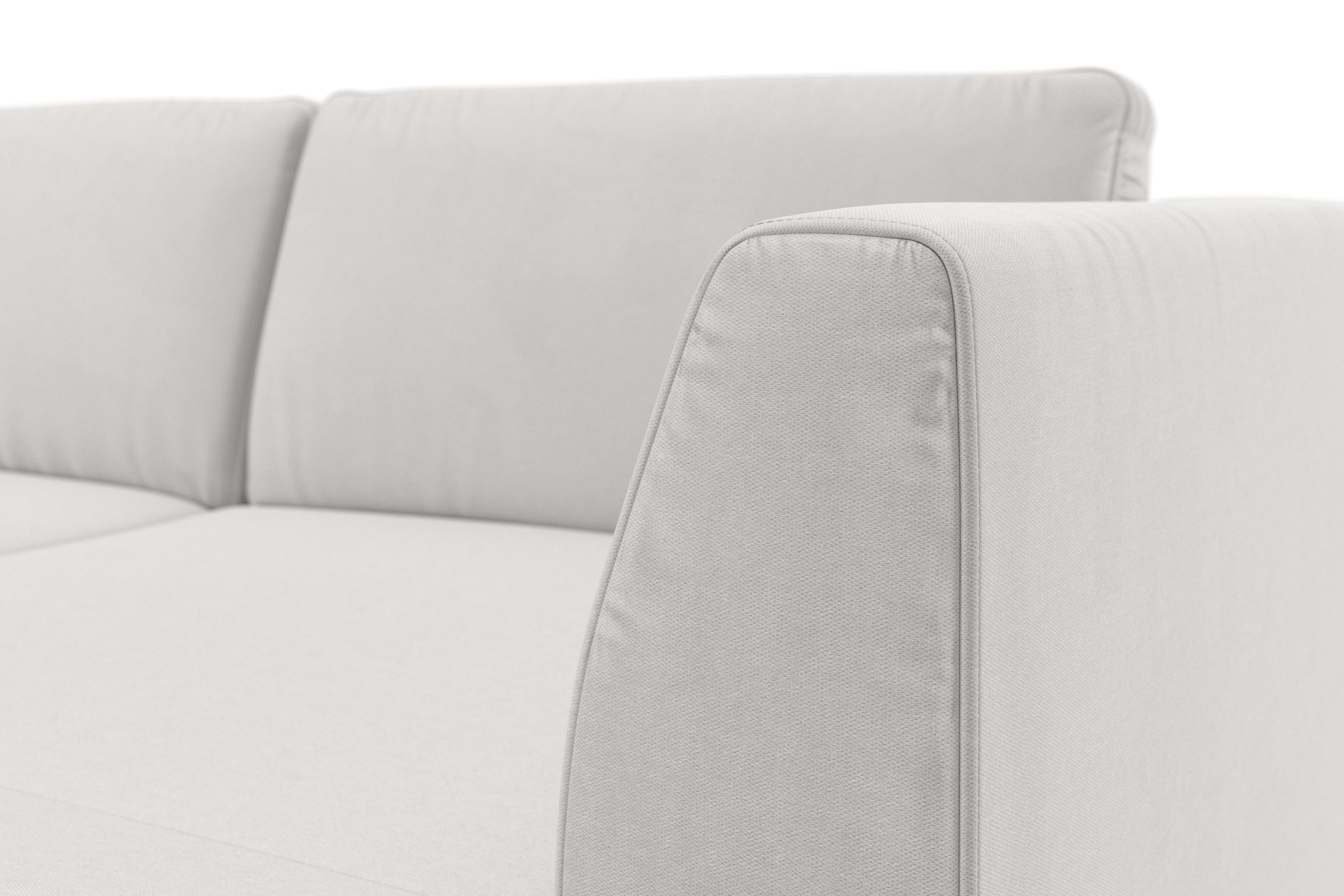 sit&more Wohnlandschaft »Olsen U-Form«, inklusive Sitztiefenverstellung, wahlweise mit Bettfunktion, 15cm hoch