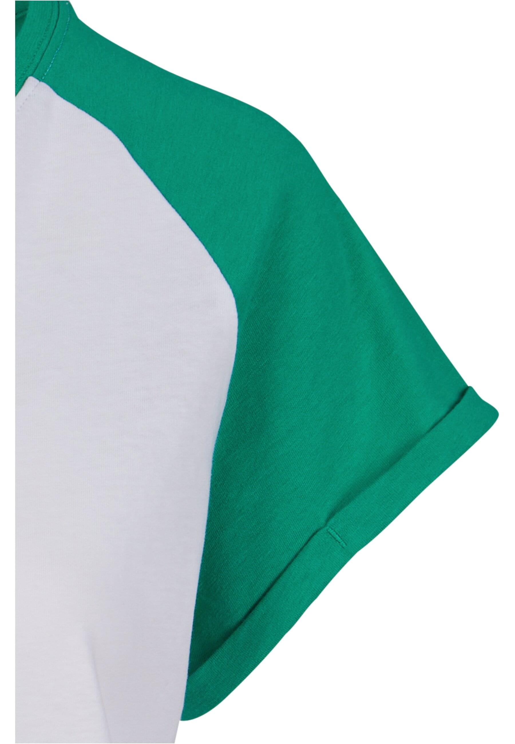 URBAN CLASSICS Kurzarmshirt »Urban Classics Damen Ladies Contrast Raglan Tee«, (1 tlg.)