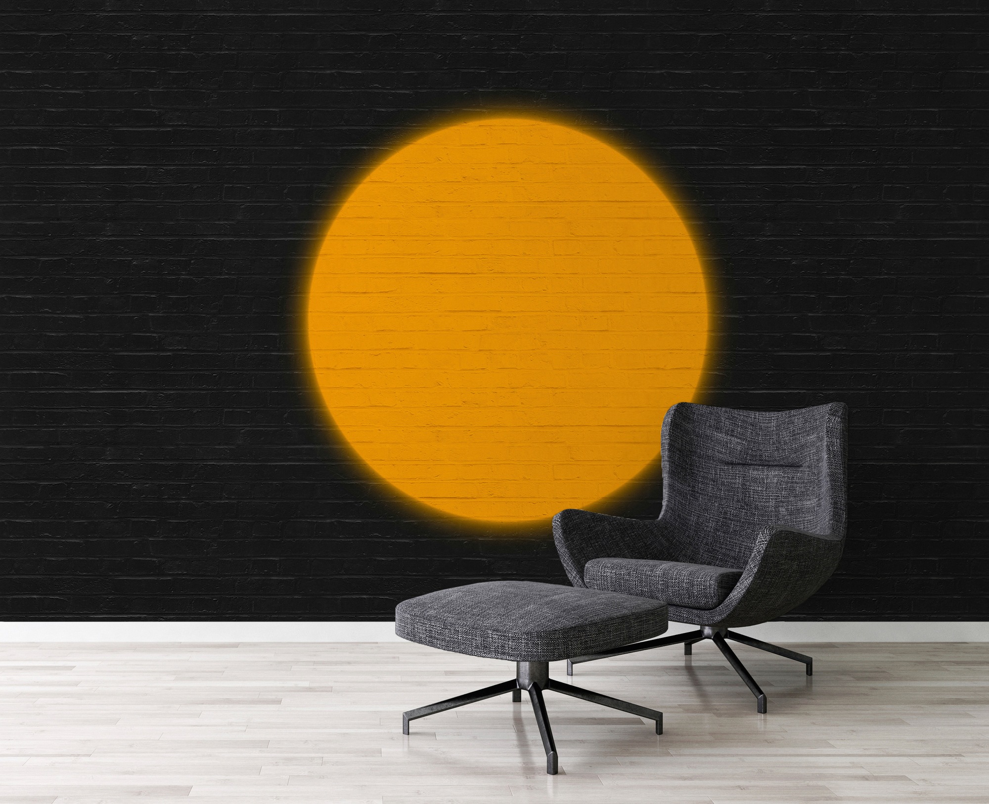 Architects Paper Fototapete »Atelier 47 Duo Colour Spot 1«, Steinoptik, Vlies, Wand, Schräge, Decke