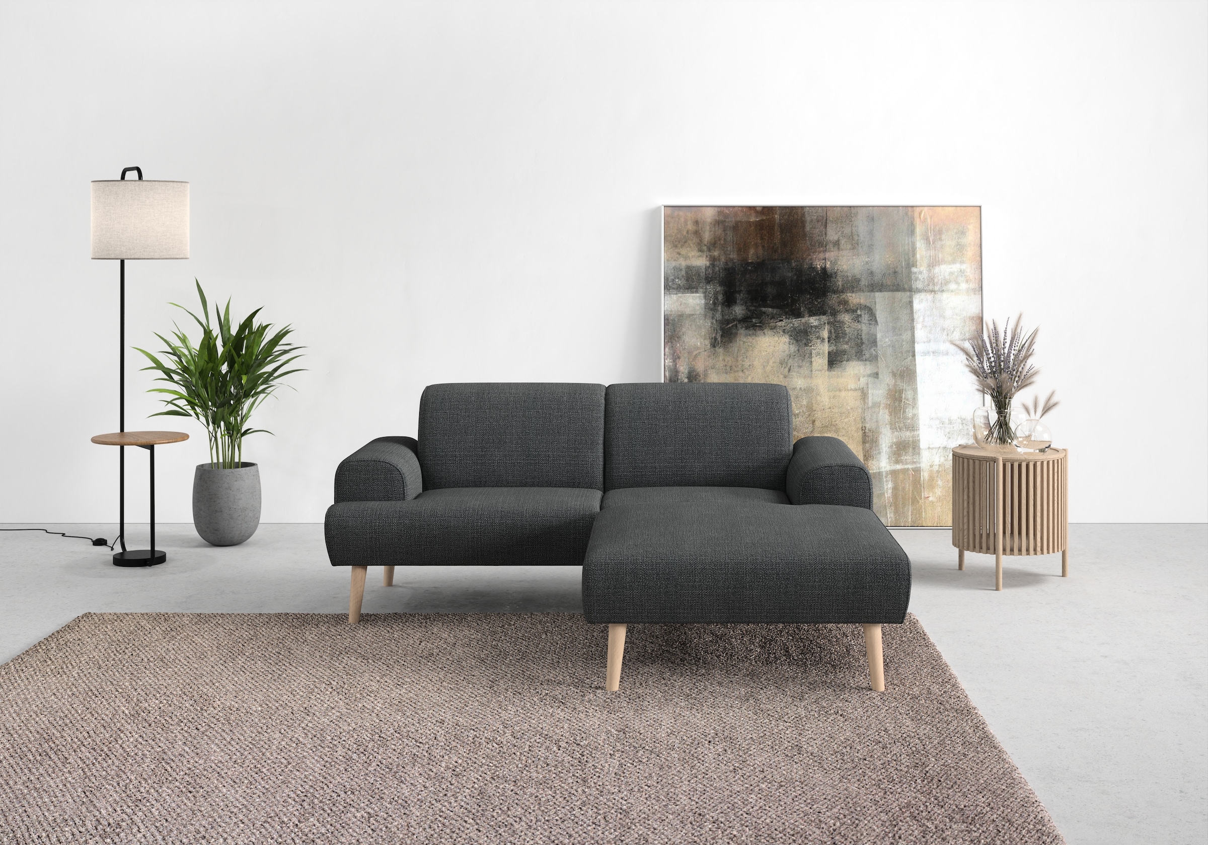 Home affaire Ecksofa "Swift Scandic Design, komfortabler Federkern, Breite günstig online kaufen