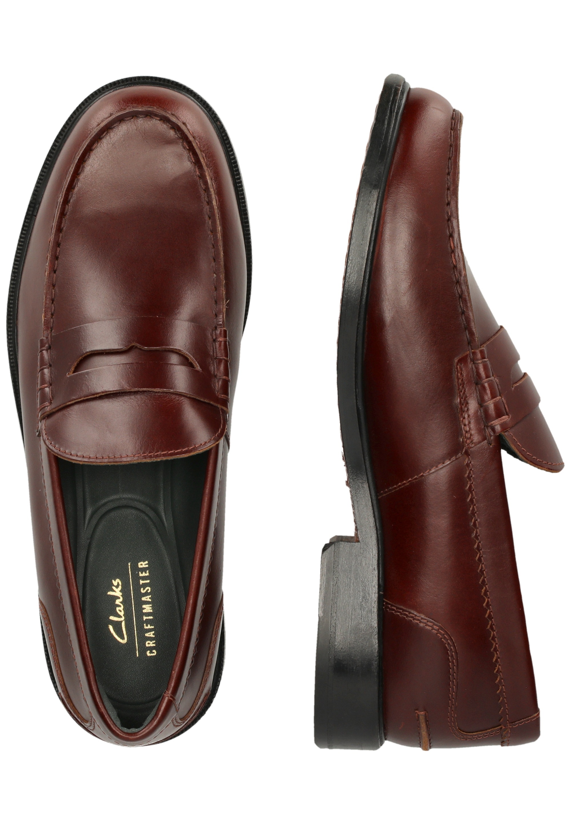 Clarks Slipper »Craft James«  mit eleganter Slip On-Silhouette