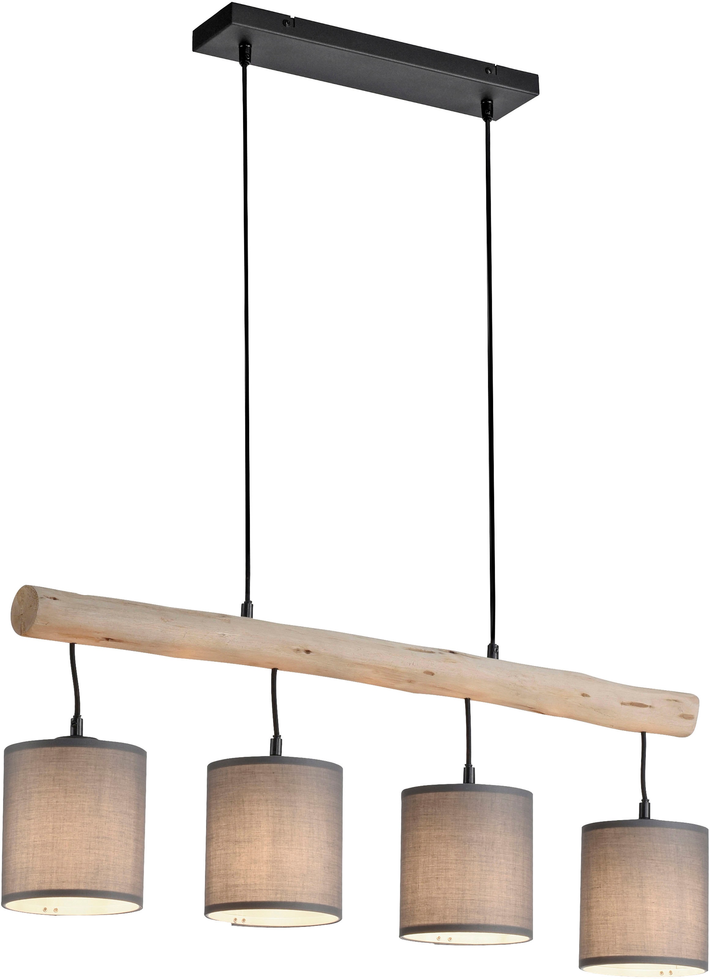 JUST LIGHT Pendelleuchte »GREEN TRIB«, 4 flammig, Leuchtmittel E27 | ohne Leuchtmittel