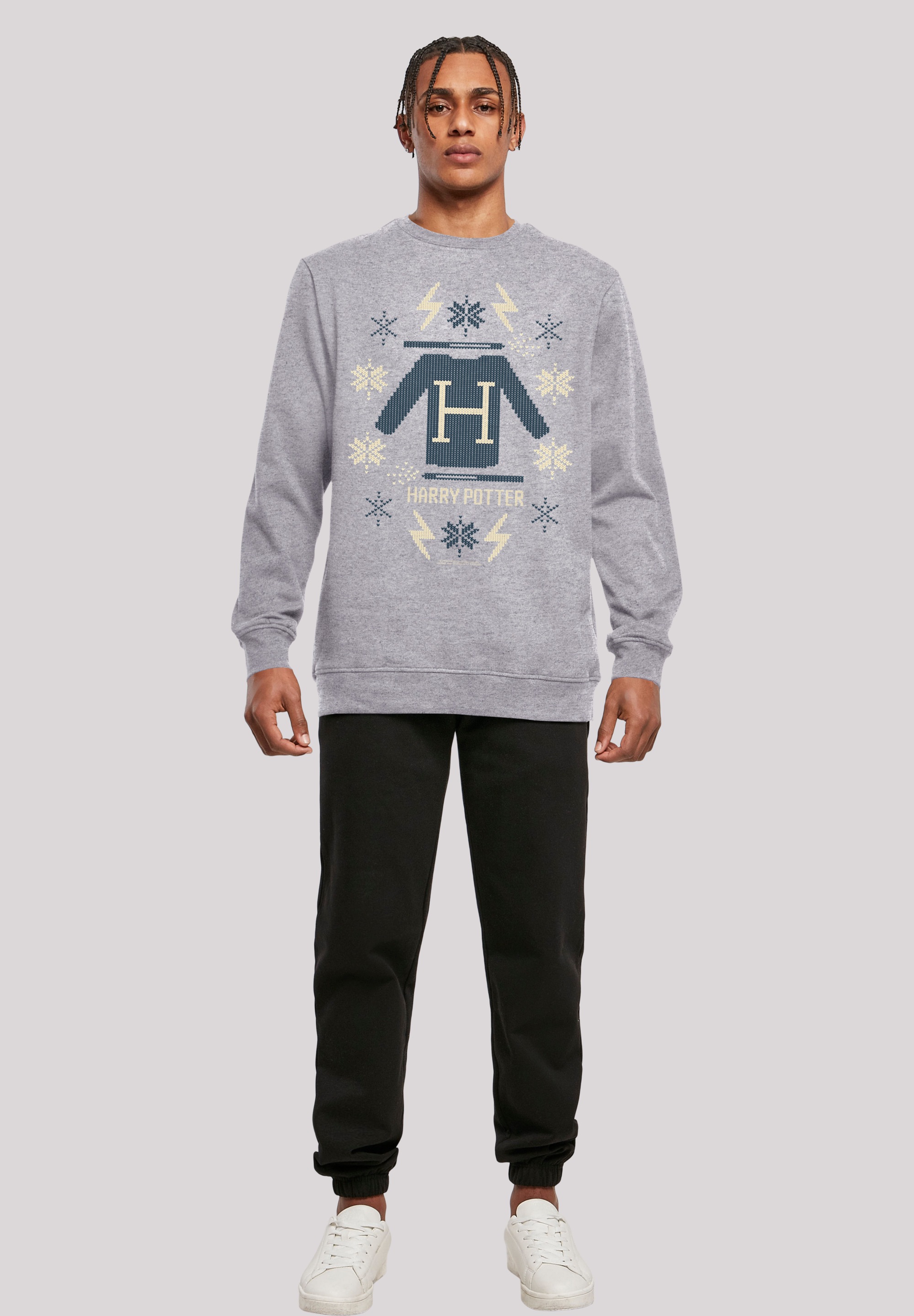 F4NT4STIC Rundhalspullover »F4NT4STIC Herren Harry-Potter-Christmas-Knit with Basic Crewneck«, (1 tlg.)