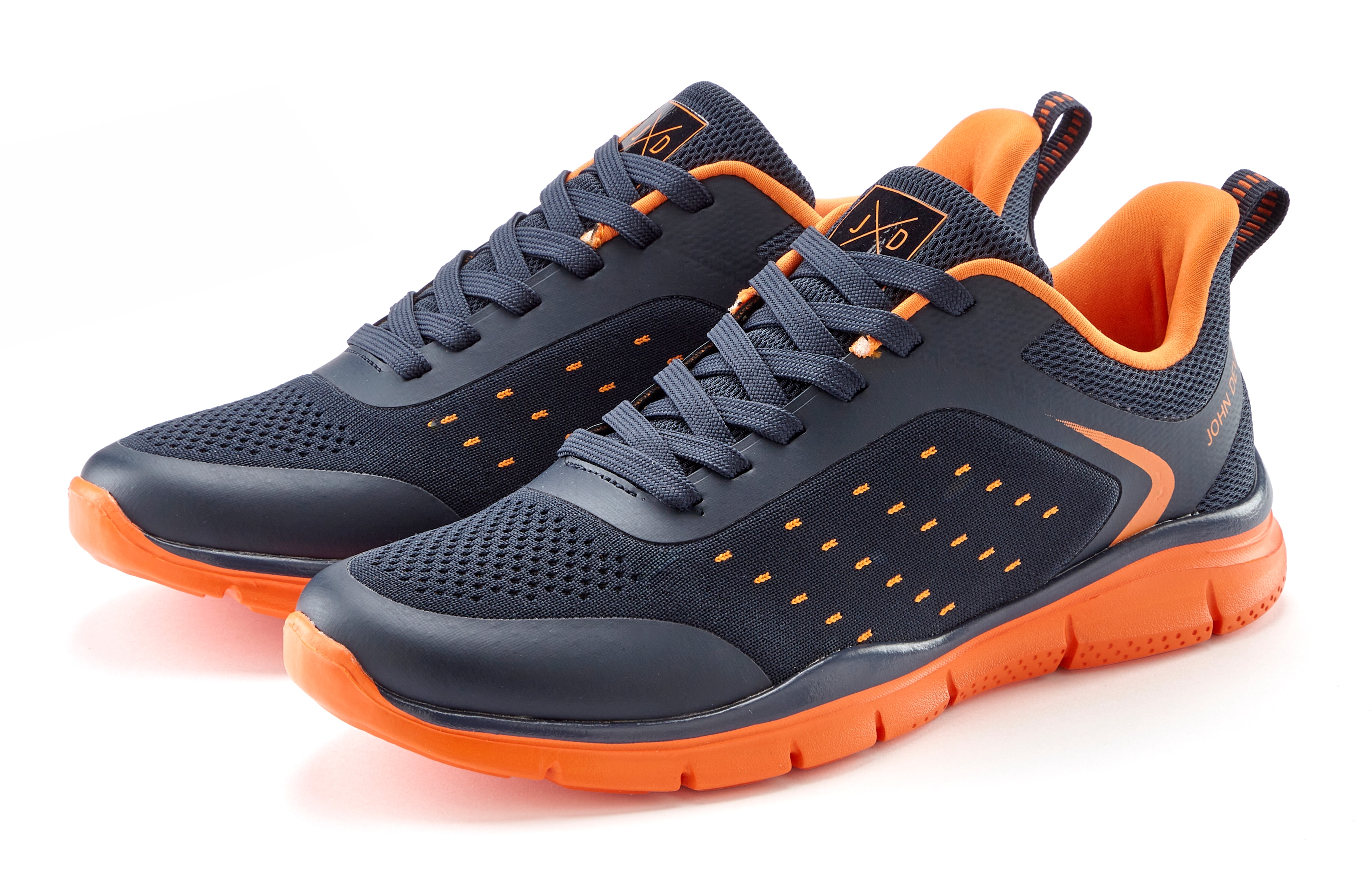 John Devin Sneaker "Schnürschuh, Freizeitschuhe, Schnürhalbschuhe, Halbschuh, Turnschuh" im sportiven Look mit farbiger und flexibler Sohle VEGAN