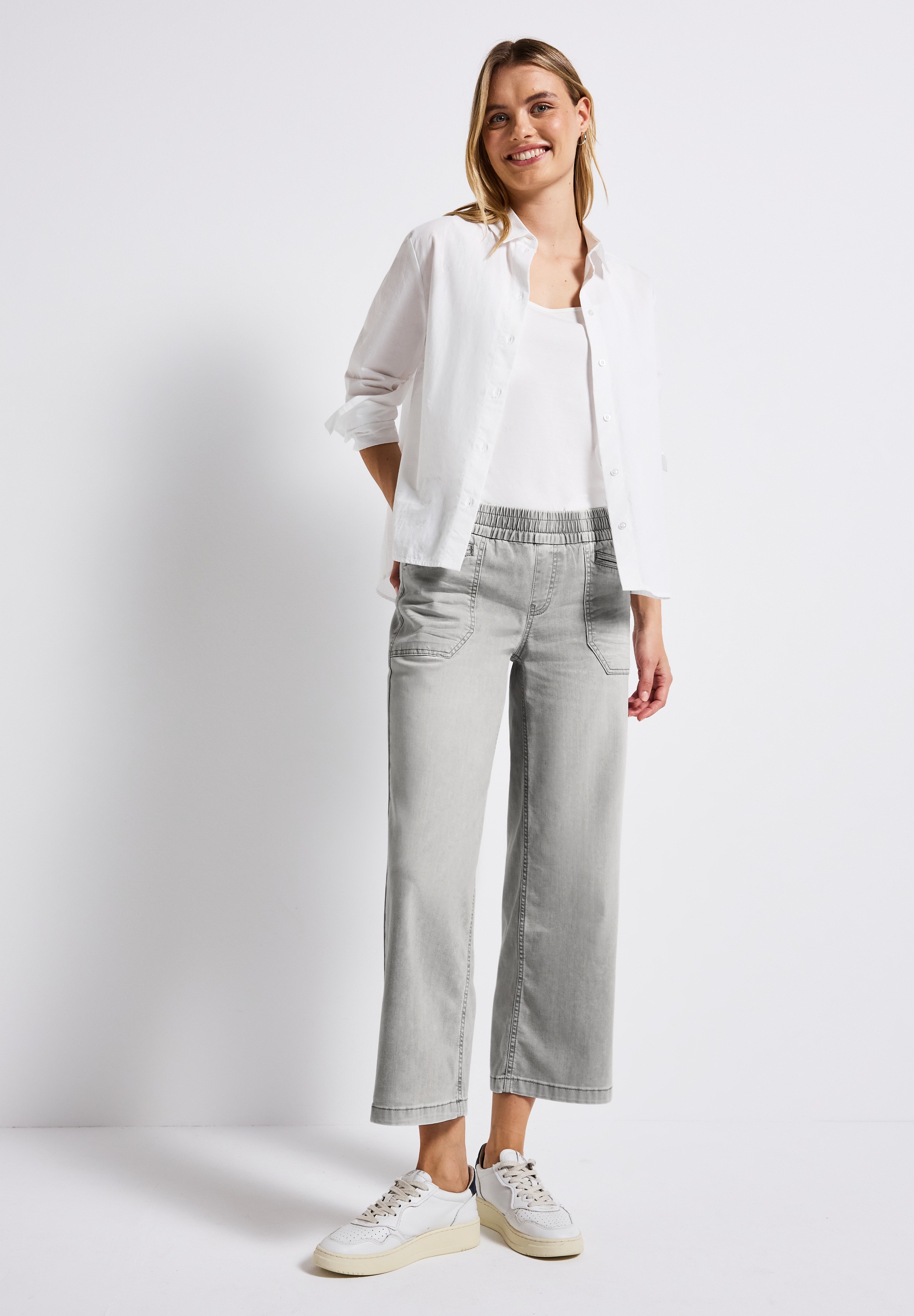 STREET ONE Loose-fit-Jeans, Middle Waist