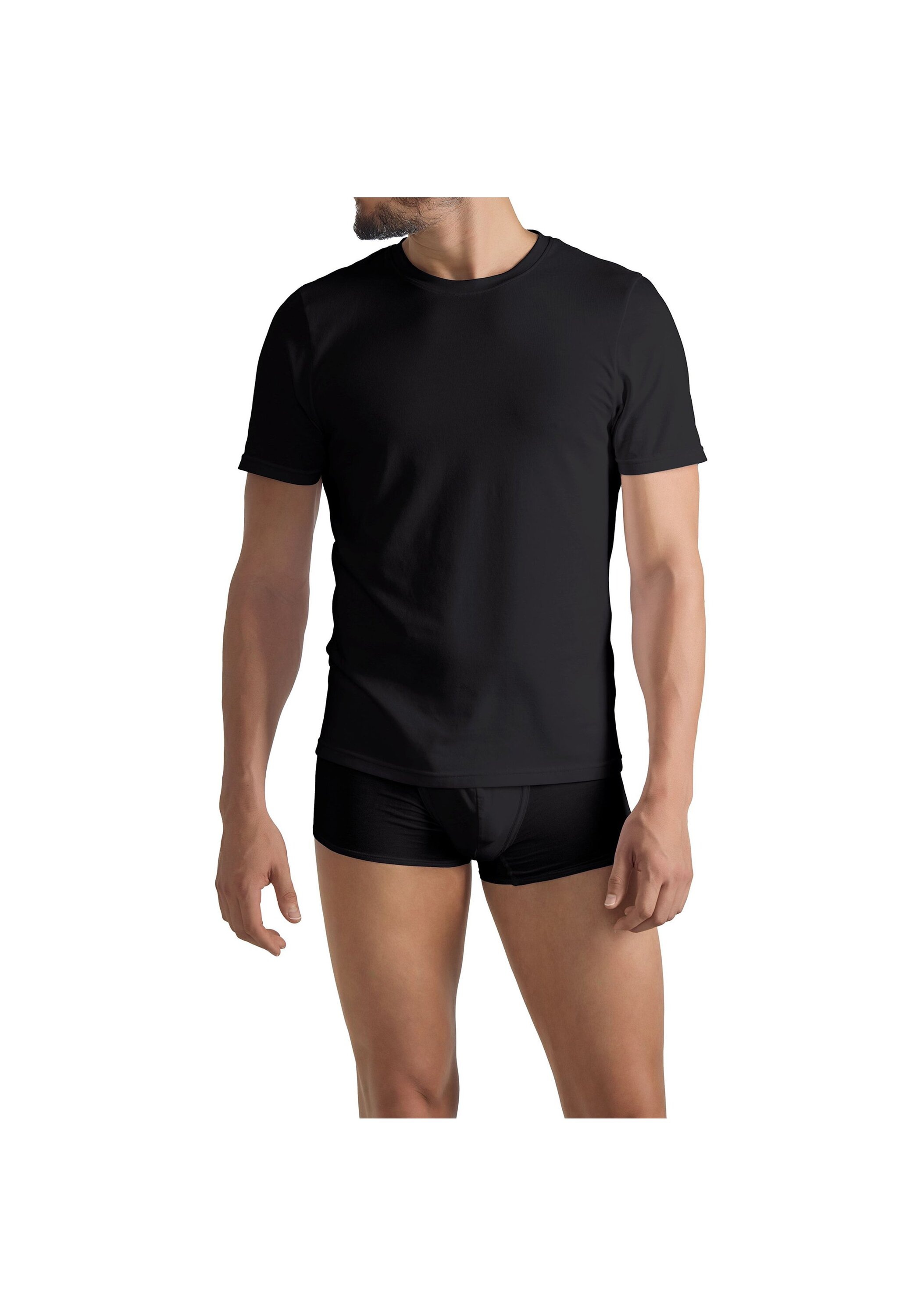 Joop! T-Shirt JOOP "T-Shirt Everyday 2er Pack", Herren, Gr. XL, schwarz, Obermaterial: 95% Baumwolle CO. 5% Elasthan EL., Shirts T-Shirt 6