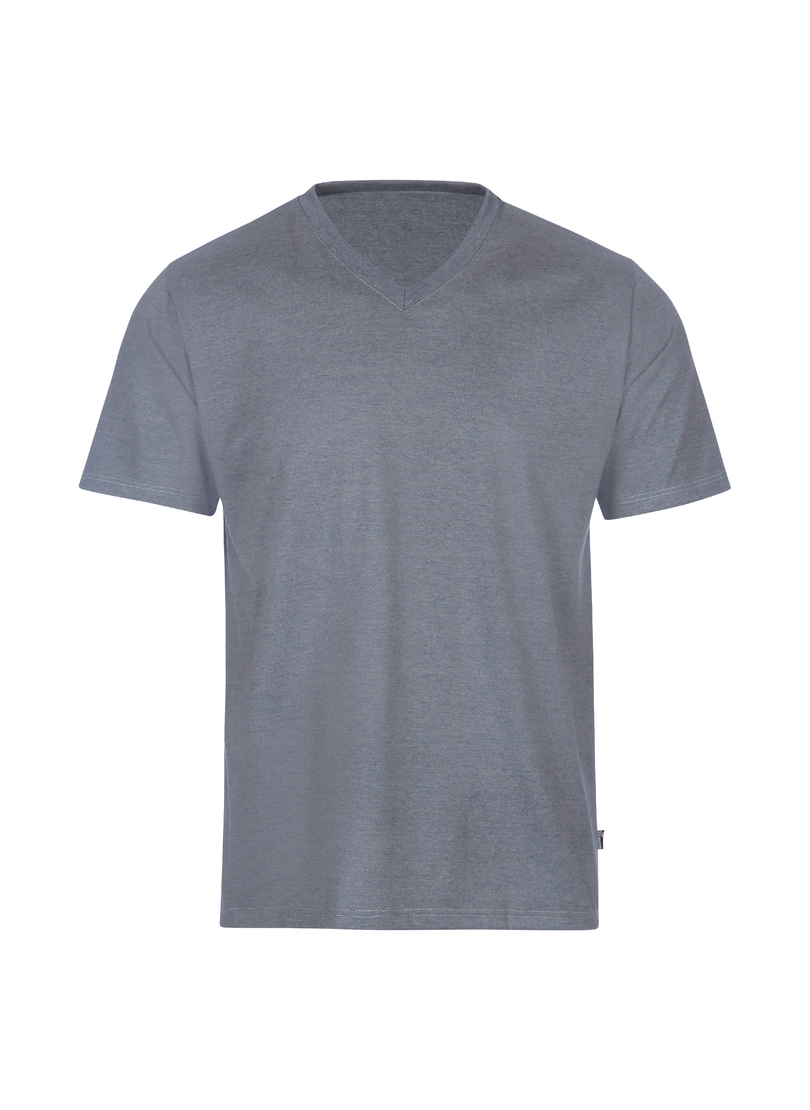 Trigema T-Shirt »TRIGEMA V-Shirt DELUXE Baumwolle«, (1 tlg.)