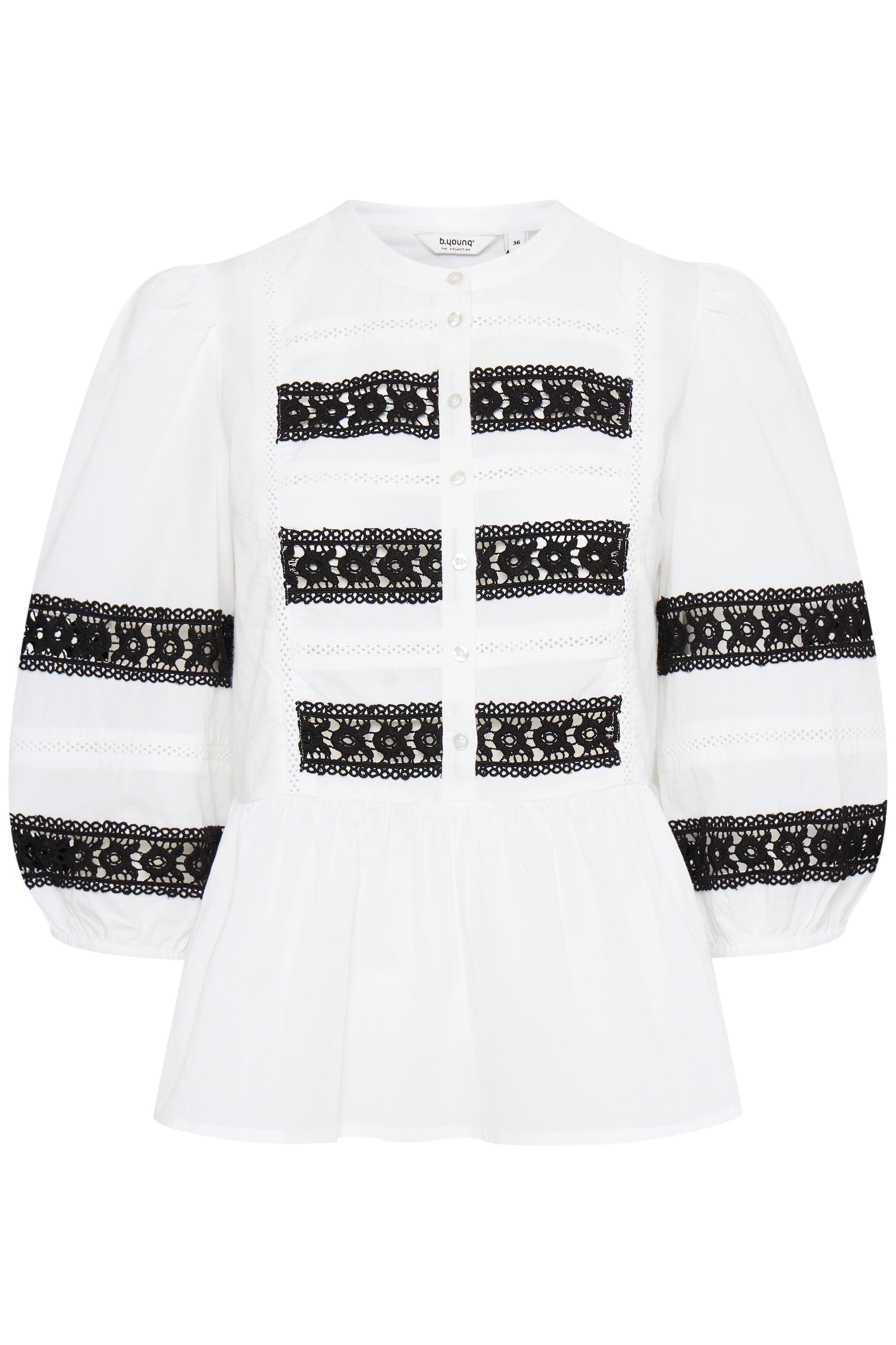 b.young Langarmbluse "Damen Langarm-Bluse BYICOT"