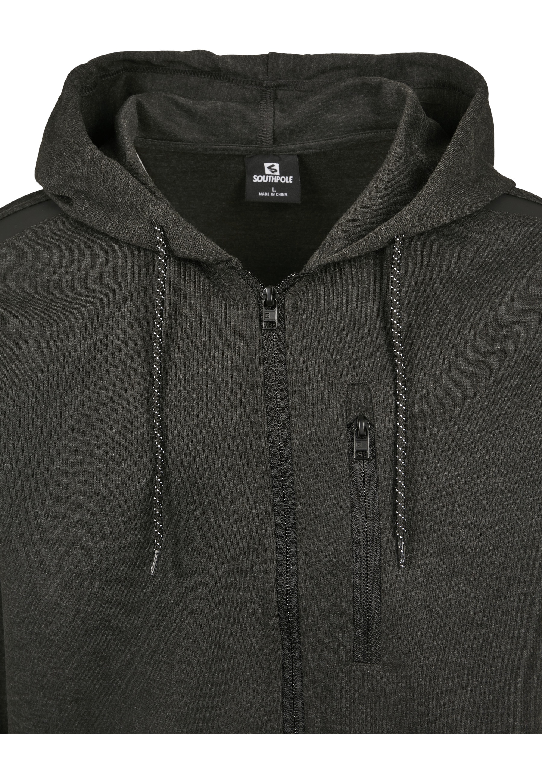 Southpole Sweatjacke »Southpole Herren Taped Tech Fleece Full Zip Hoody« 1 Stk.