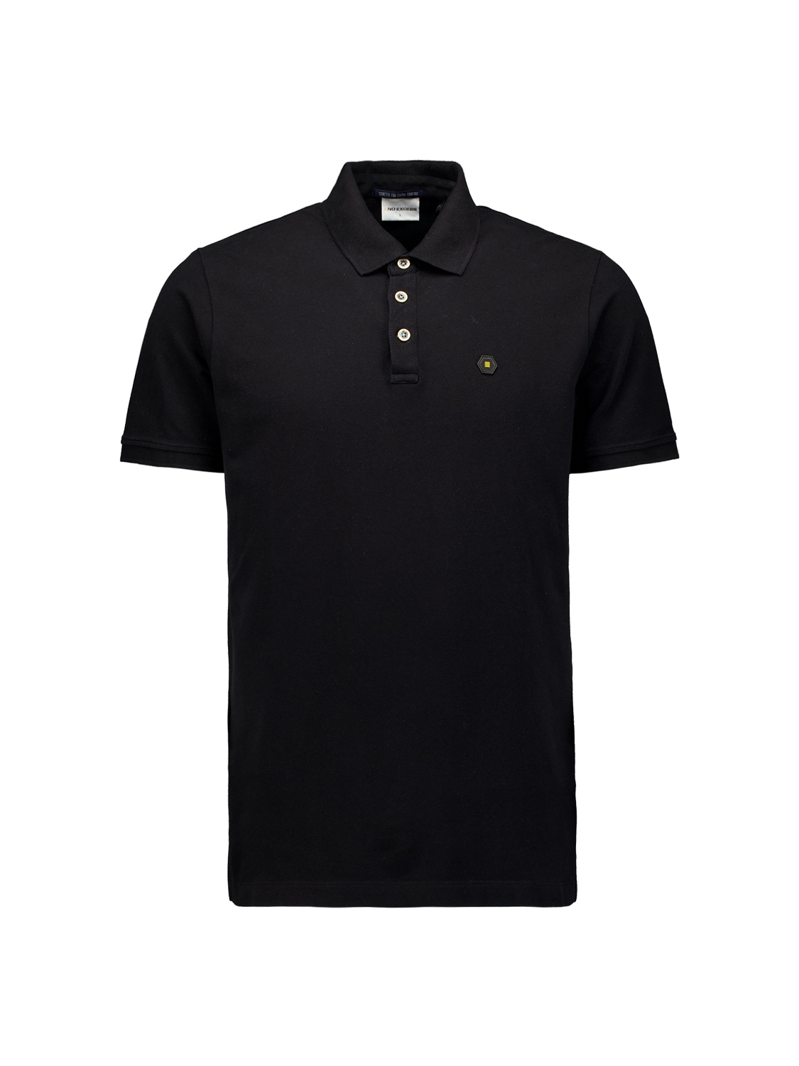 NO EXCESS Poloshirt »No Excess Poloshirt Polo Pique Garment Dyed«