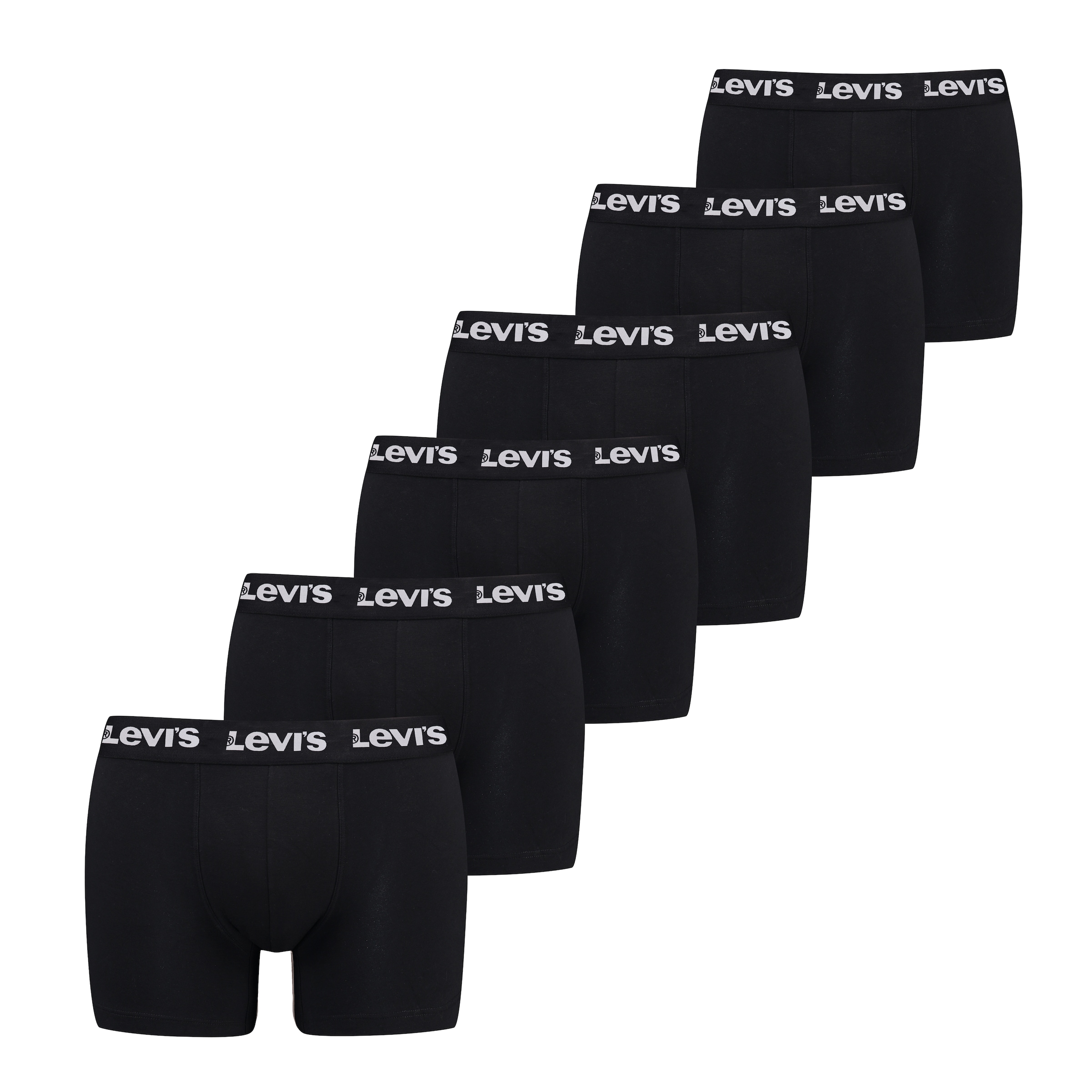 Levis Boxershorts "LEVIS MEN REPEAT LOGO BOXER BRIEF 6P ECOM" 6er Pack günstig online kaufen
