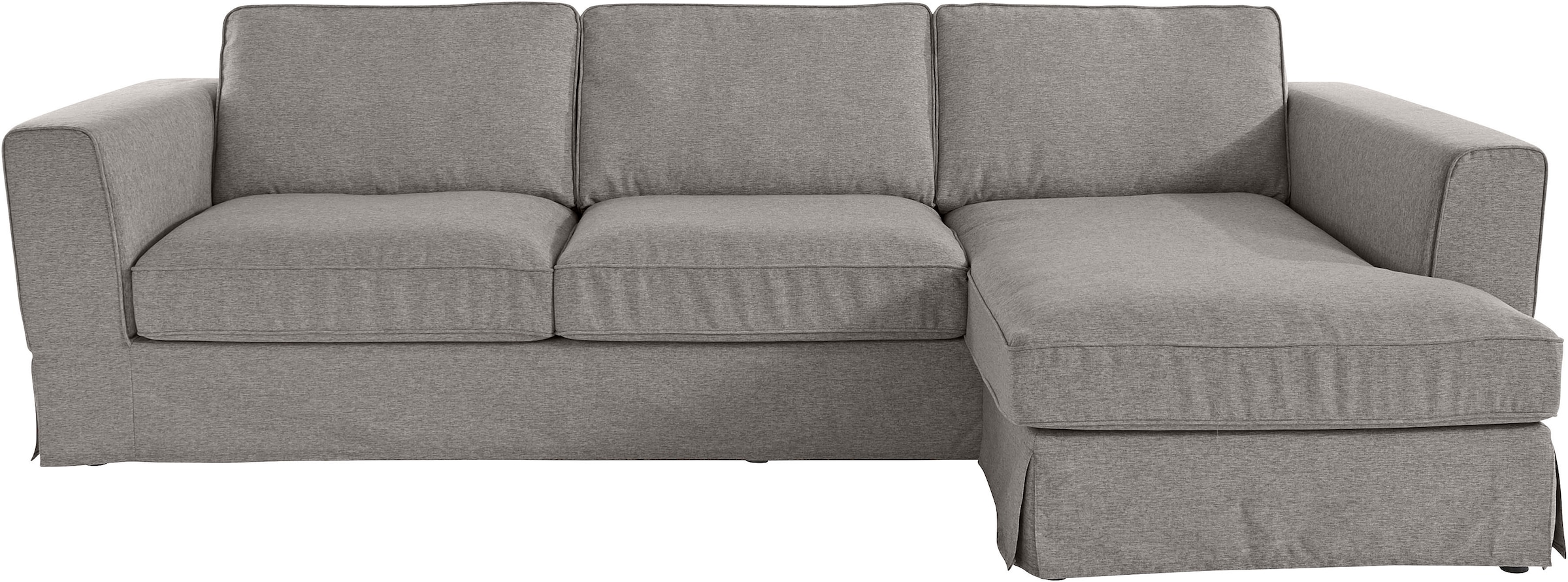Home affaire Ecksofa "Vintage L-Form" 3-Sitzer Polsterecke im Landhausstil, günstig online kaufen