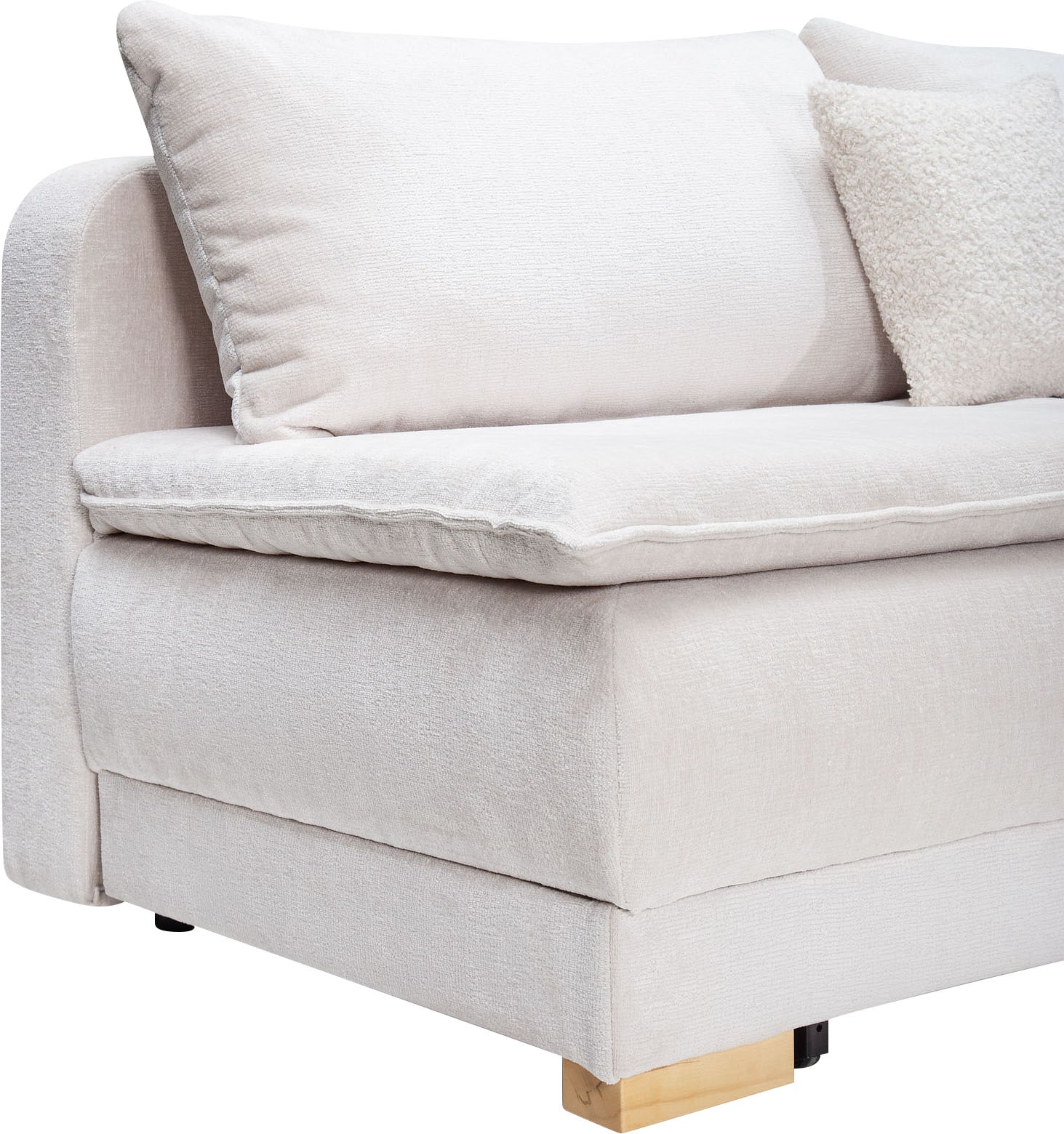 INOSIGN Schlafsofa »Bea«, Dauerschlafsofa, Bettfunktion und-kasten,Boxspringsofa