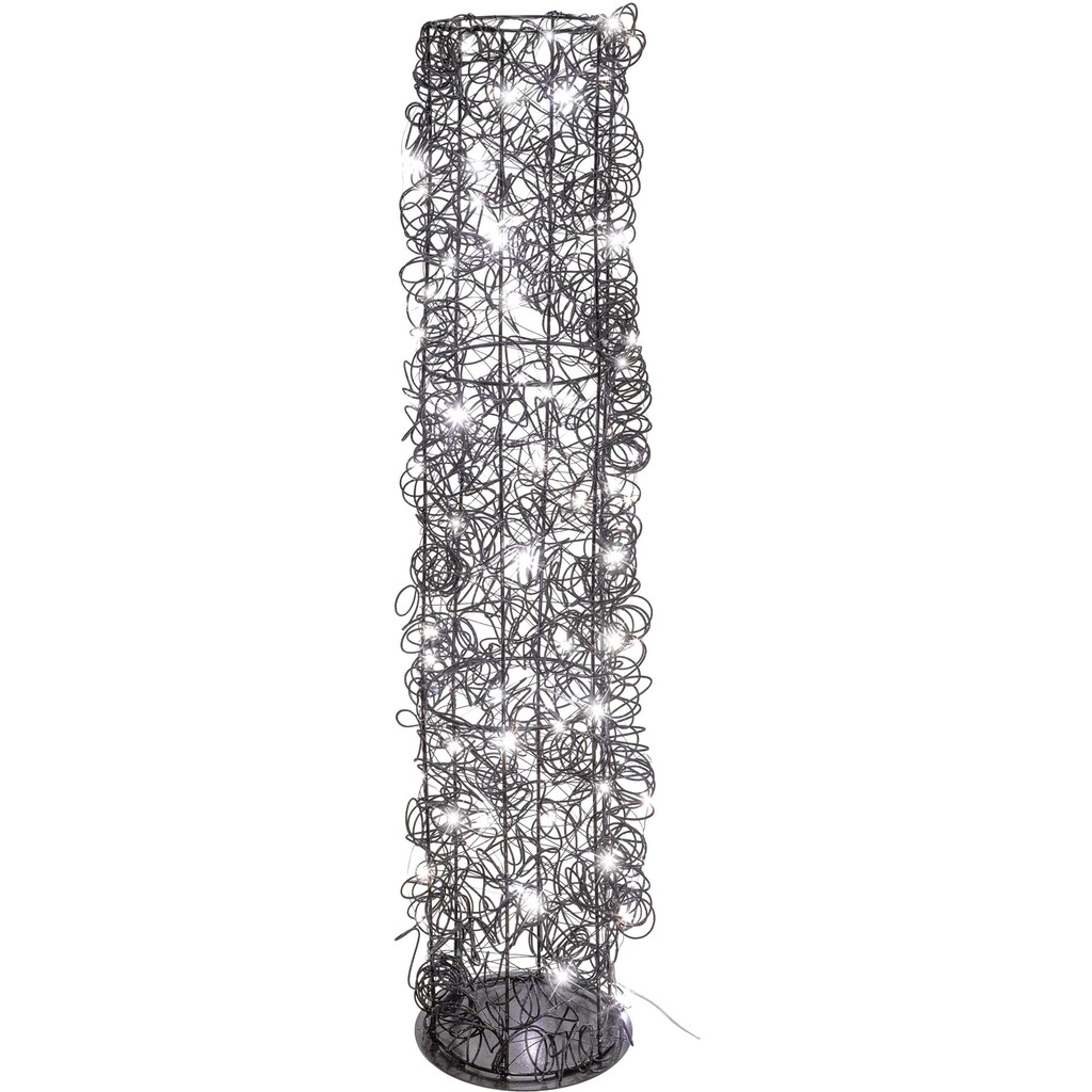 Creativ light LED Dekolicht »Metalldraht-Tower«, 120 flammig-flammig