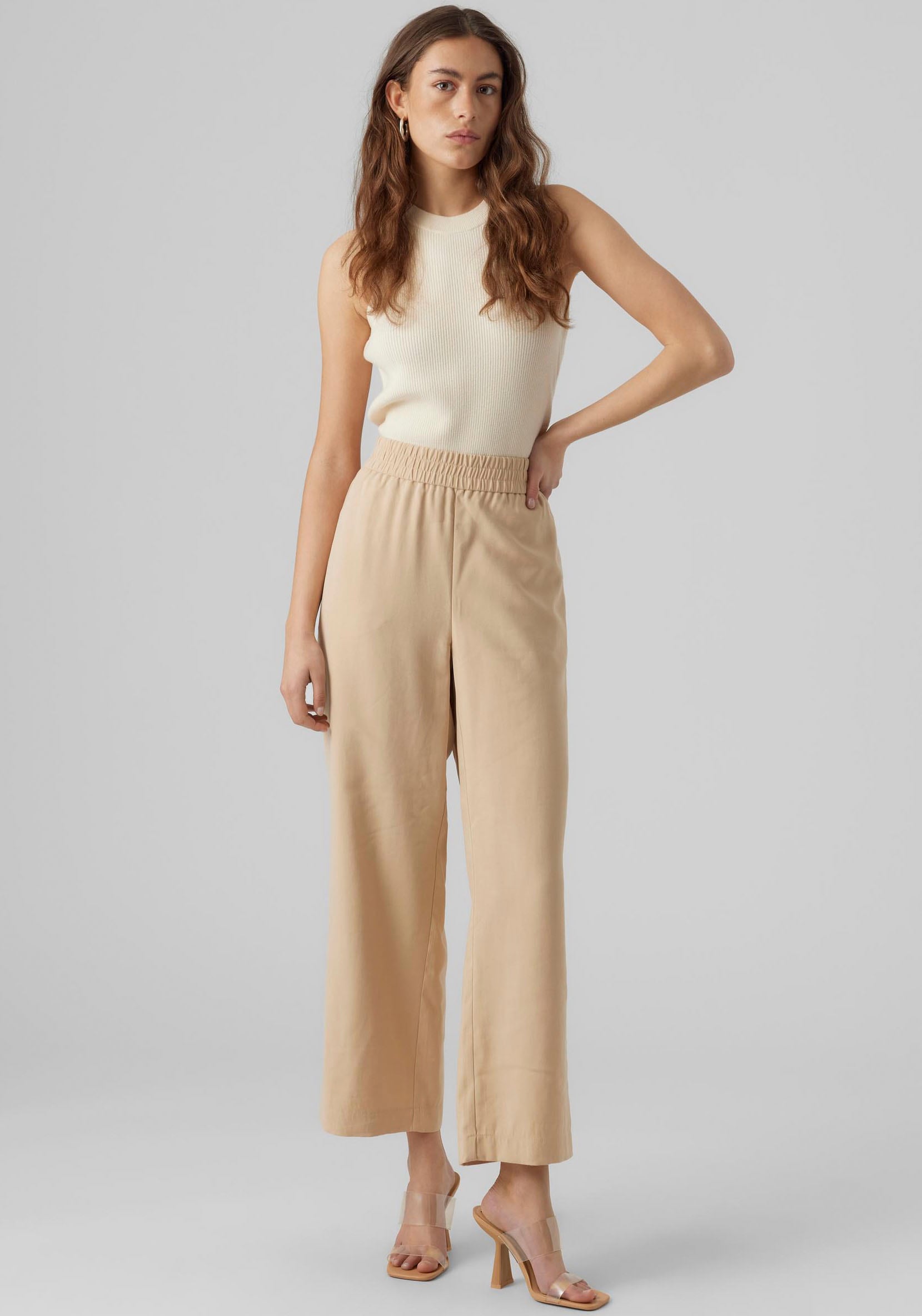 Vero Moda Schlupfhose »VMCARMEN HW NOOS« für | WIDE PANT kaufen BAUR PULL-ON