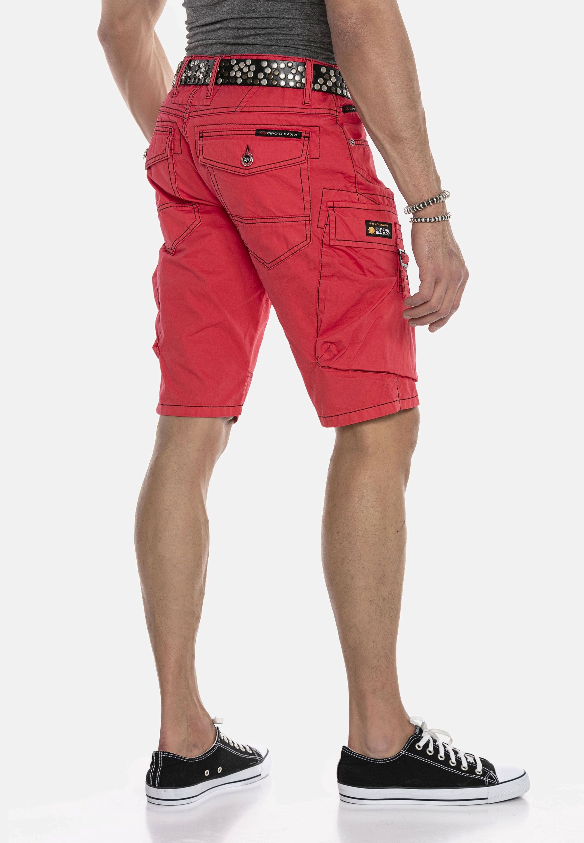 Cipo & Baxx Jeansbermudas »Bermuda & Short«, aus reiner Baumwolle
