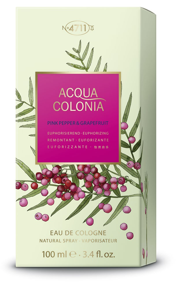 4711 Eau de Cologne »4711 Acqua Colonia PINK PEPPER & GRAPEFRUIT EAU DE COLOGNE NATURAL SPR«, (Packung, 1 tlg.)