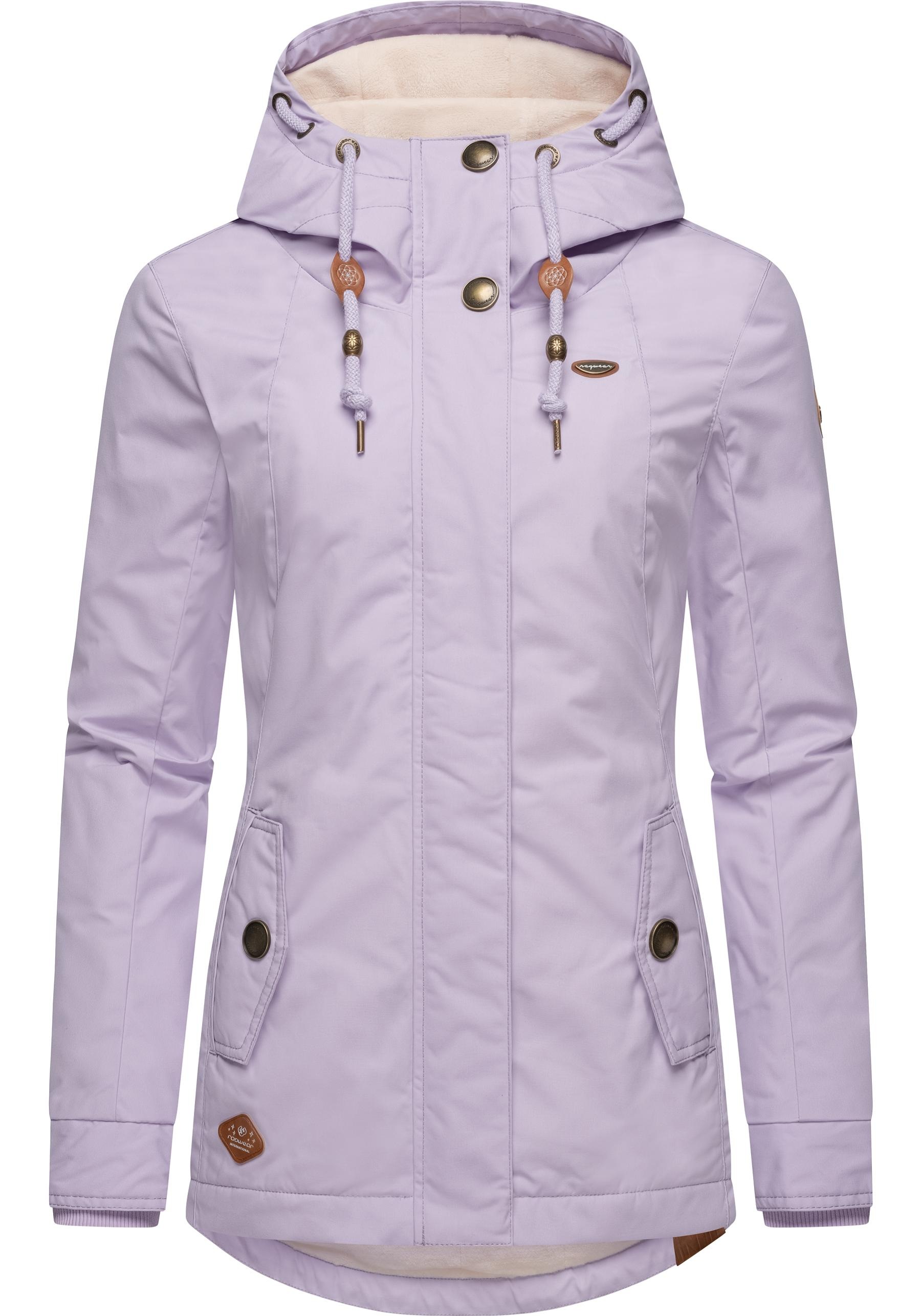 Ragwear Winterjacke »Monade«, mit Kapuze, Damen Winterparka mit Kapuze und m. Fleece gefüttert