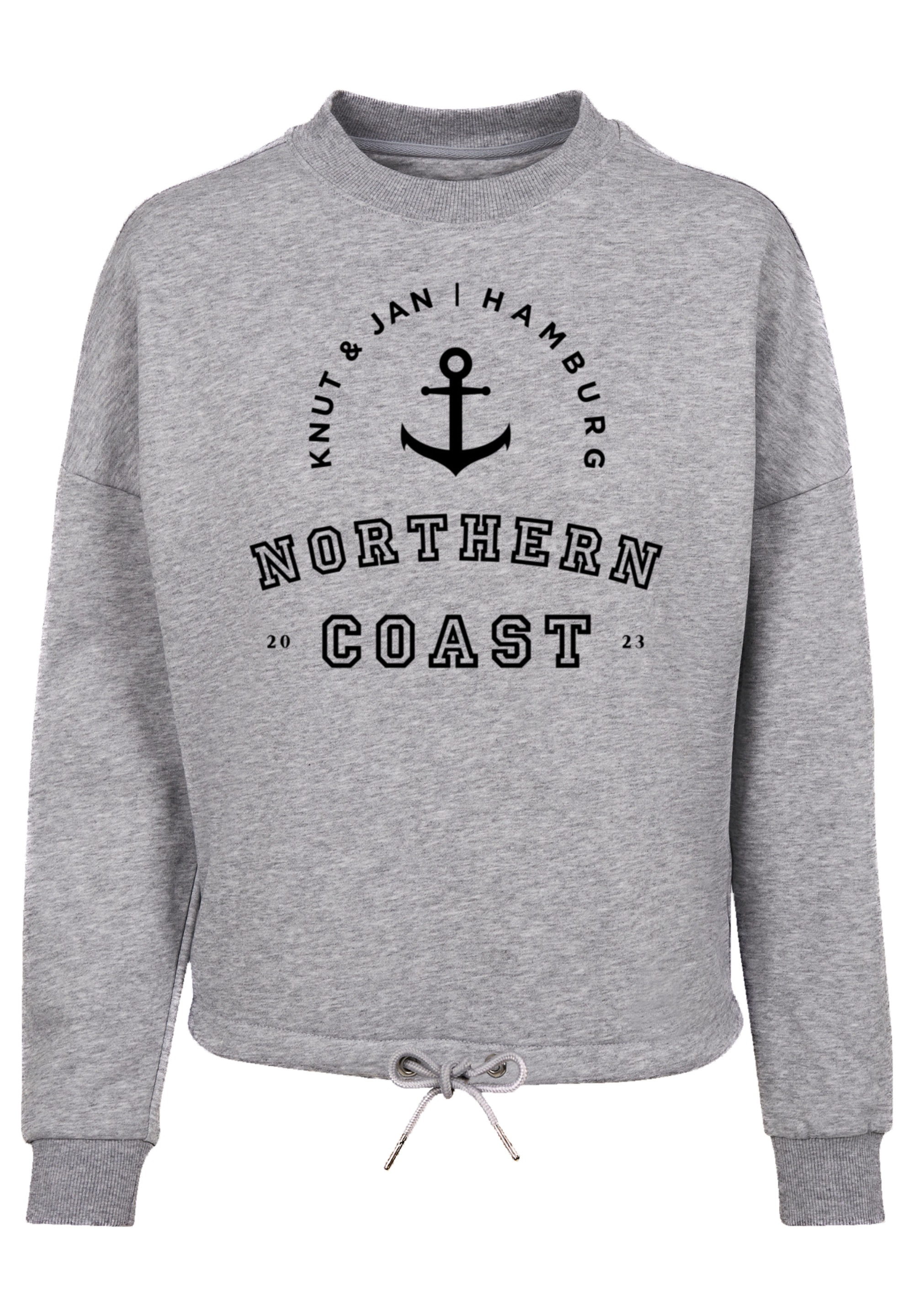 F4NT4STIC Sweatshirt »Northern Coast Knut & Jan Hamburg«, Print
