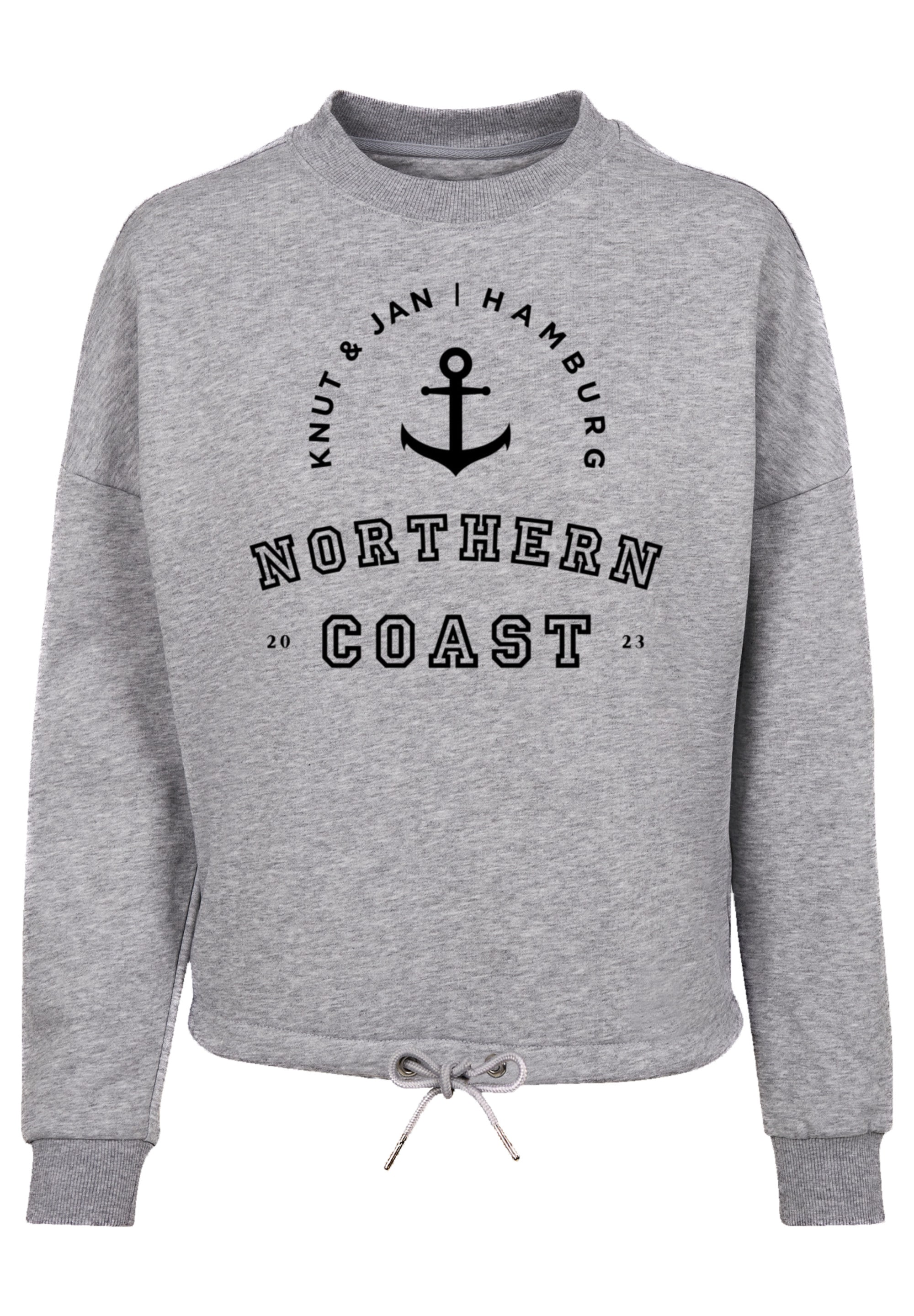 F4NT4STIC Sweatshirt "Northern Coast Knut & Jan Hamburg", Print günstig online kaufen