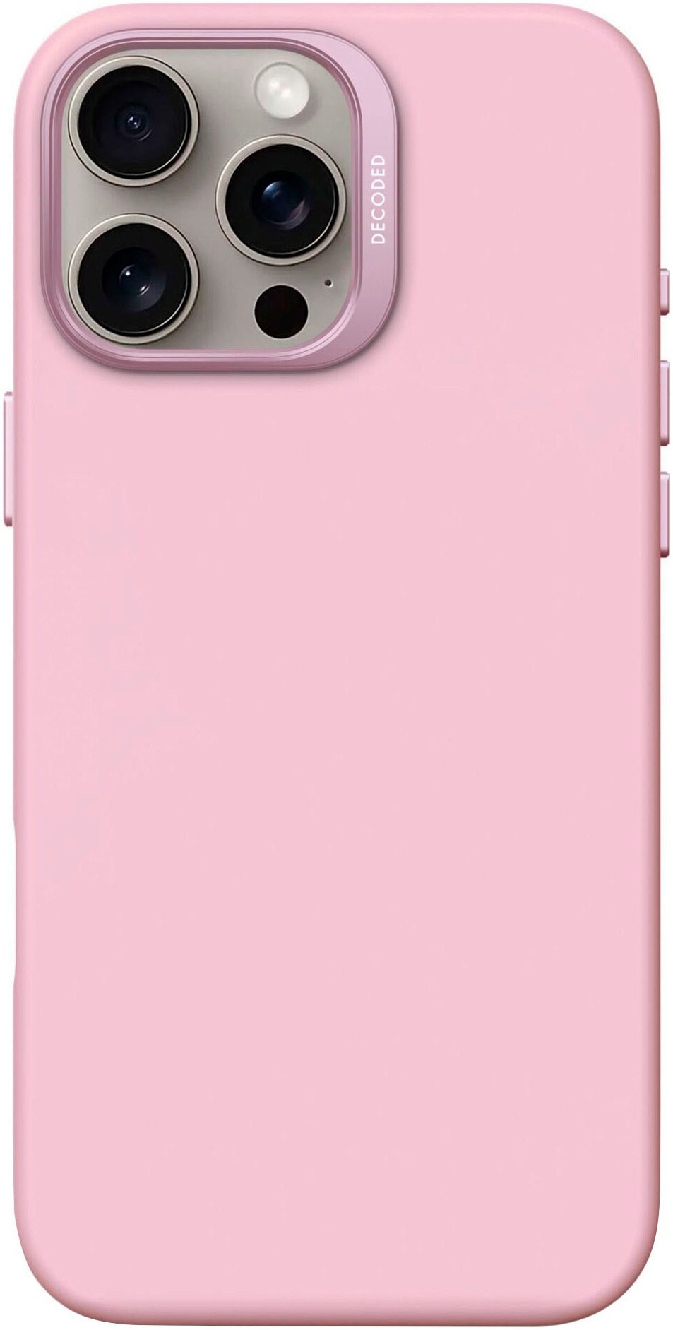 DECODED Smartphone-Hülle »AntiMicrobial Silicone Backc. iPhone 16 Pro Max«, Smartphones