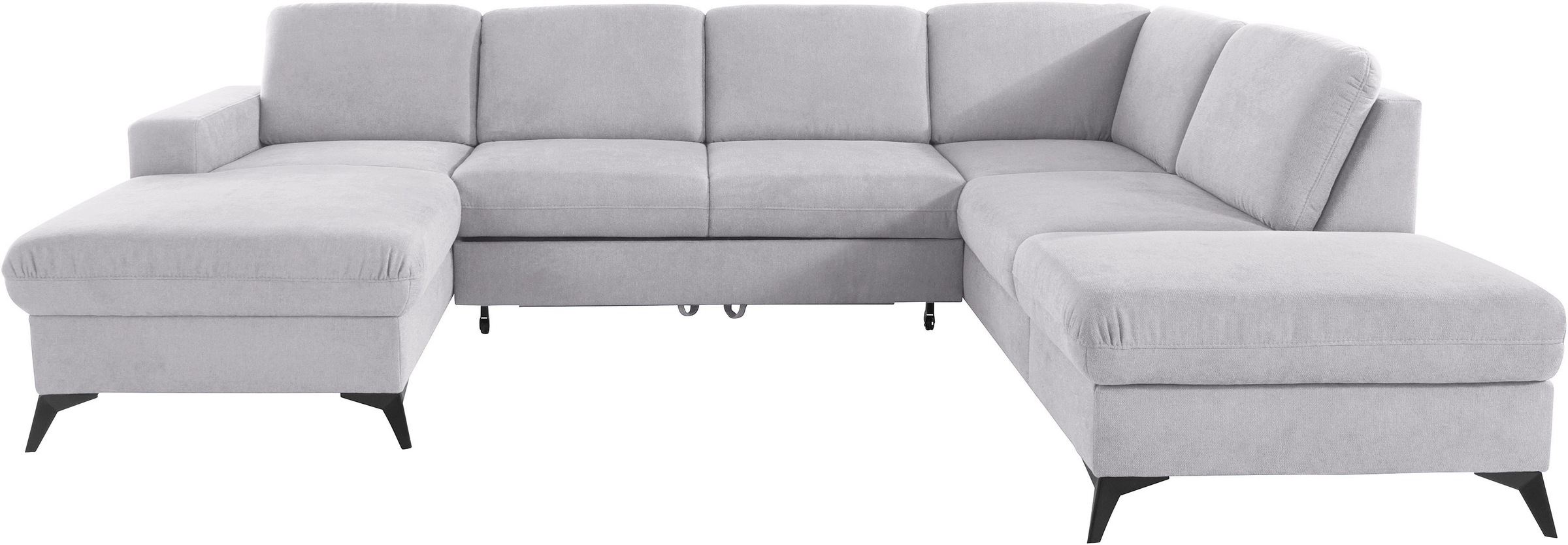 Home affaire Wohnlandschaft "Lolland U-Form" Wahlweise mit Bettfunktion und günstig online kaufen