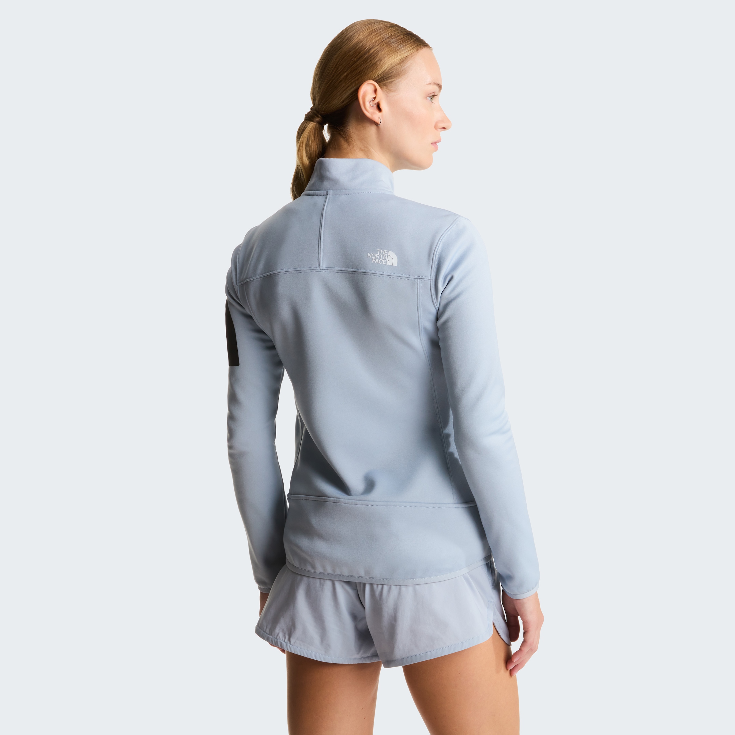The North Face Fleecejacke »W MISTYESCAPE FLEECE« für Sport- und Outdooraktivitäten, dehnbares Material