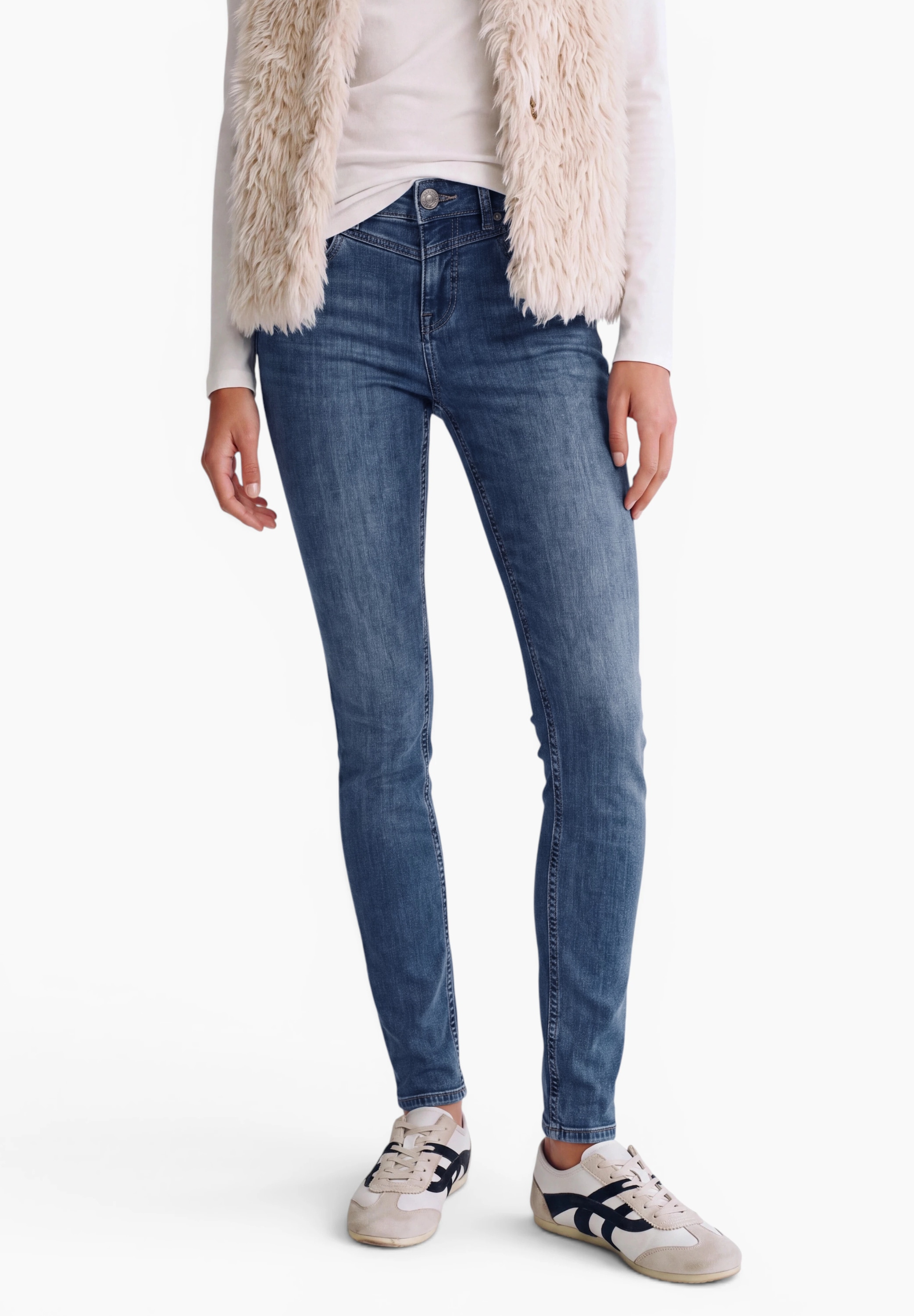 STREET ONE STUDIO Comfort-fit-Jeans Middle Waist