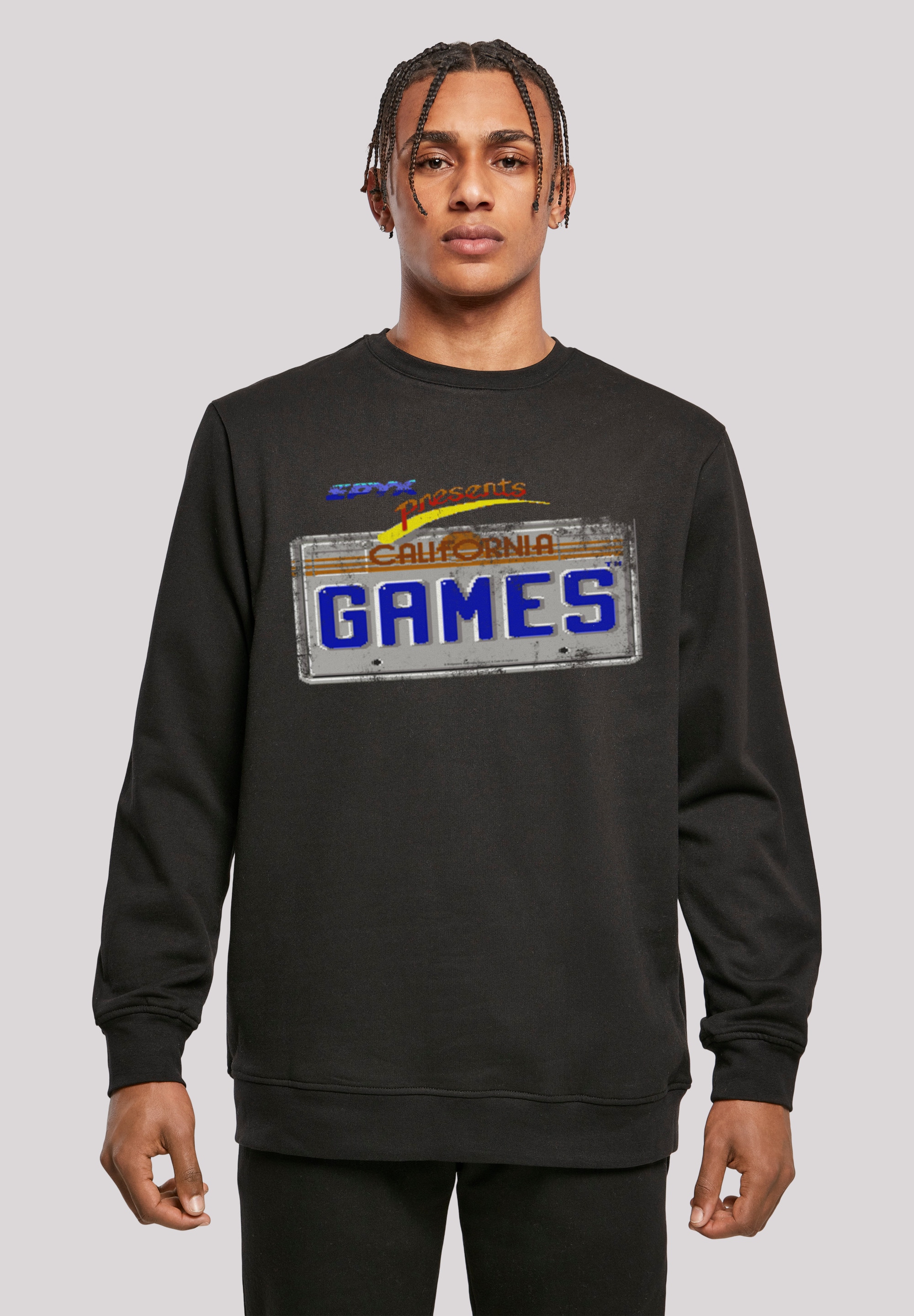 F4NT4STIC Kapuzenpullover "Retro Gaming California Games Plate", Print günstig online kaufen