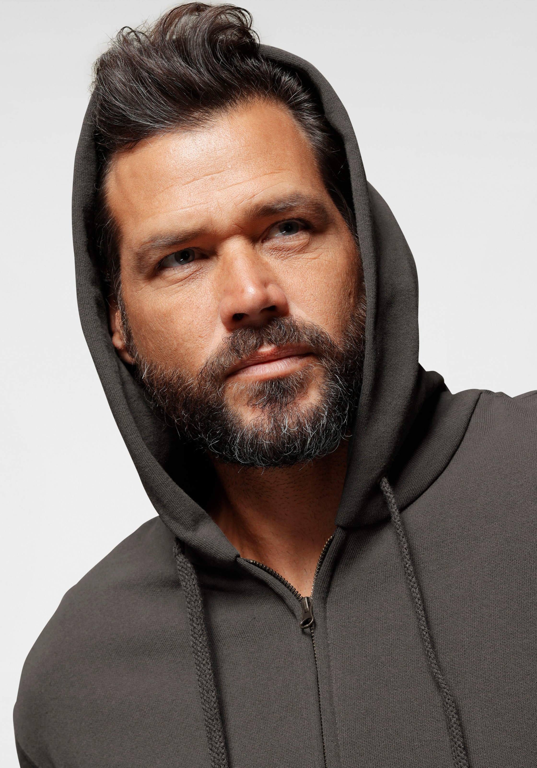 Fruit of the Loom Hoodie Graphite M 3