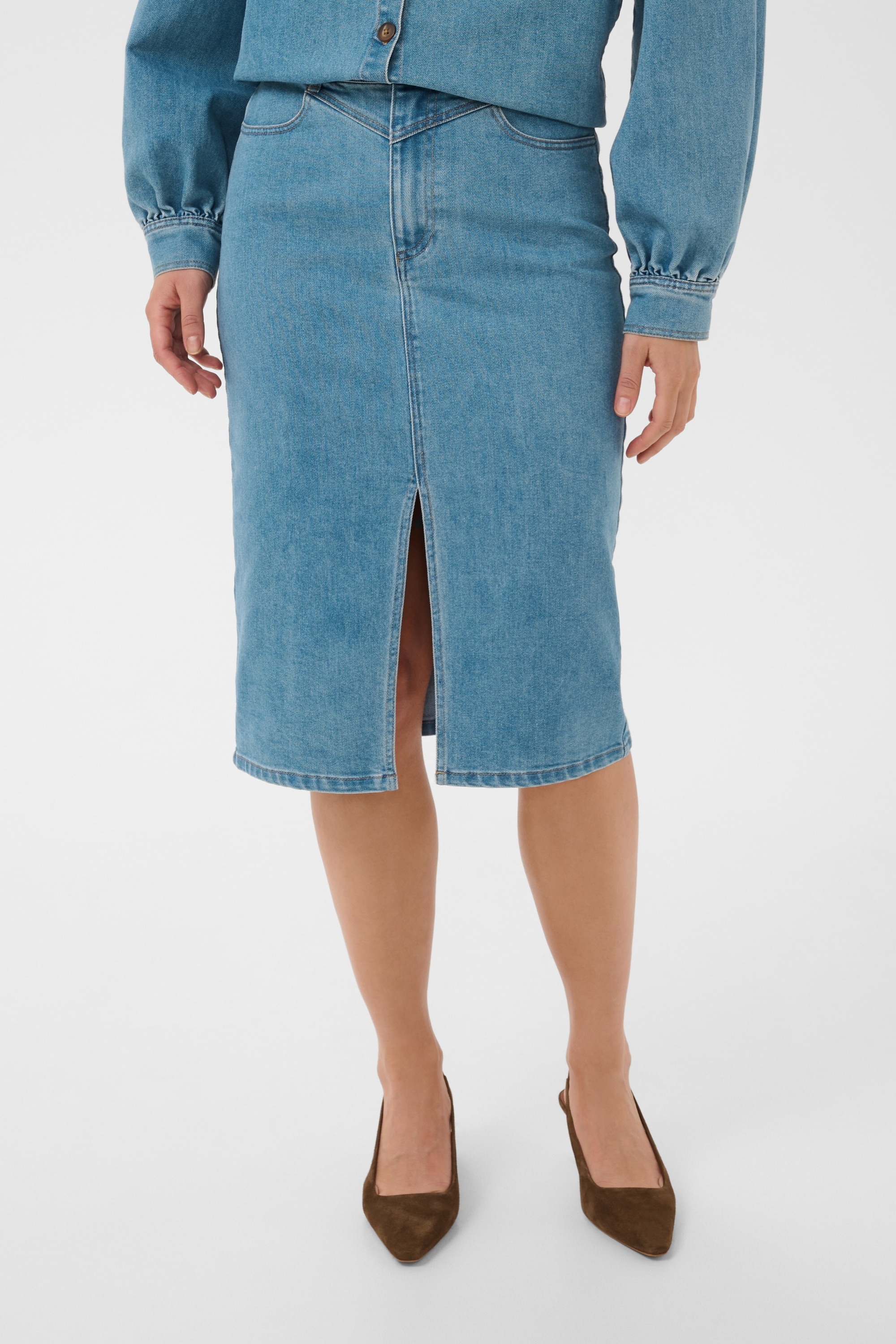 Saint Tropez Jeansrock »Damen Denimrock TeraSZ«