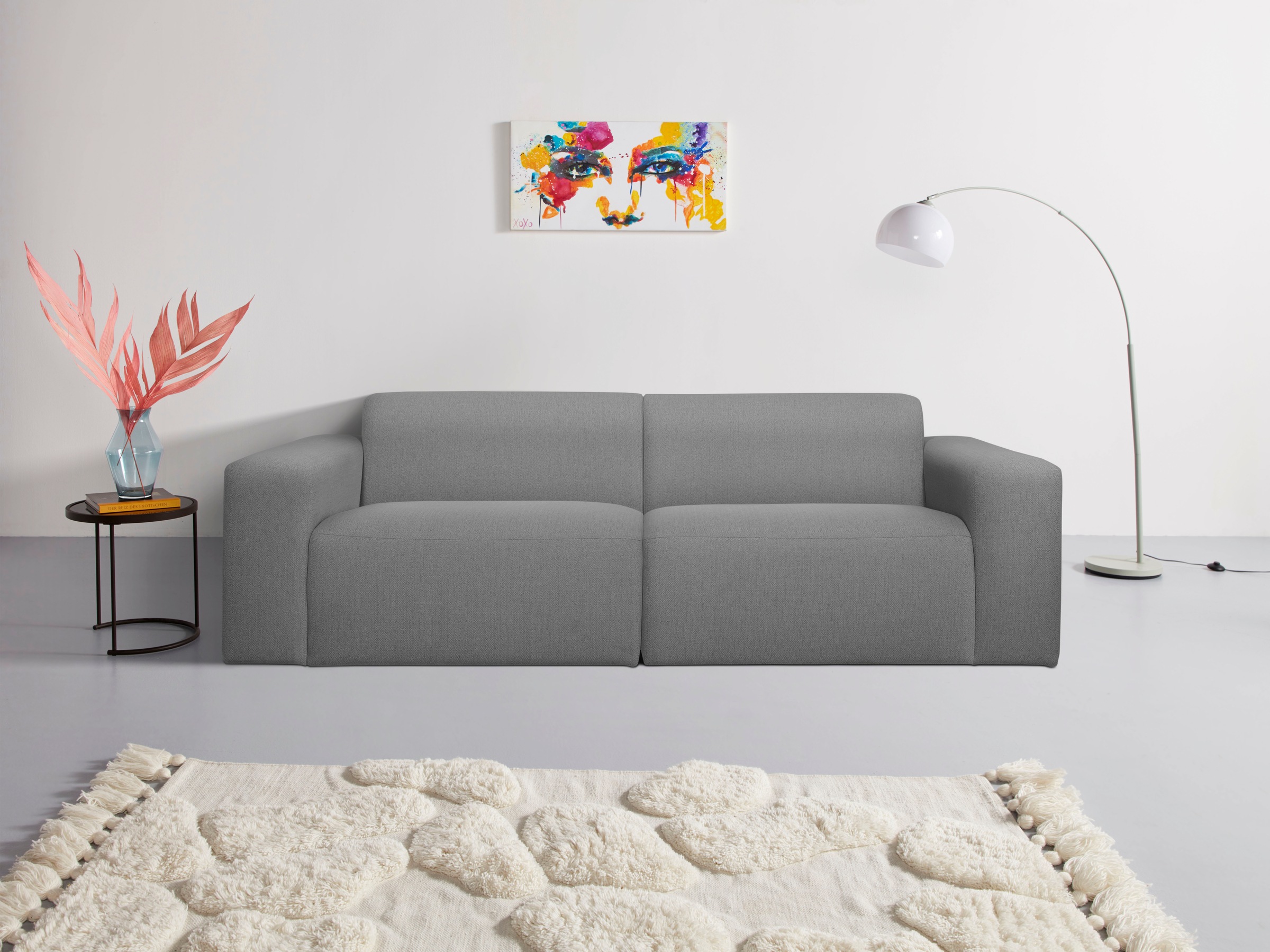 INOSIGN 3-Sitzer "Koa, 228 cm, Modulsofa in Webstoff, Cord", Designsofa in günstig online kaufen