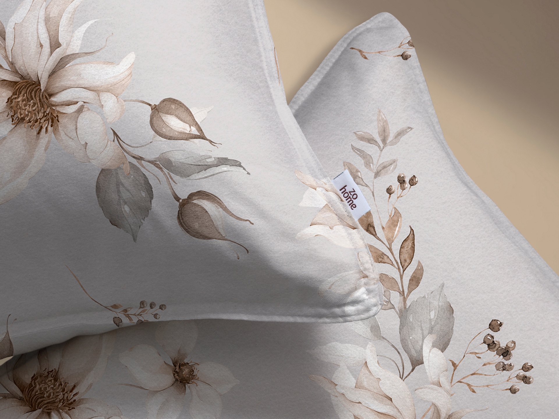 Biberna Bettwäsche »Zohome Bettwäsche Baumwolle Flanell Elara« 2 Bettwäsche aus 100% Baumwolle, hochwertige Flanell, ab 135x200 cm.