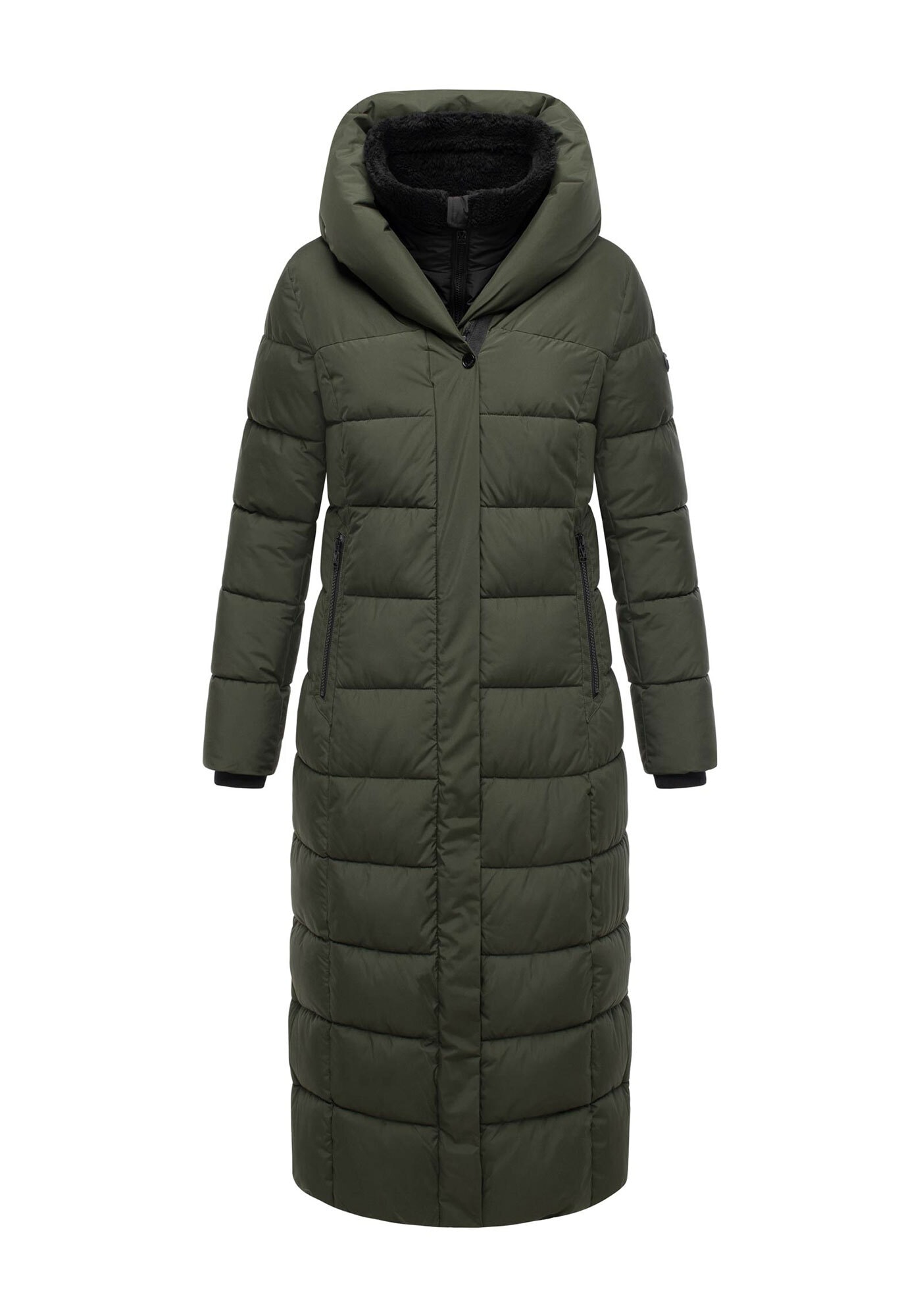 Marikoo Winterjacke »Pakoraa«, extra langer Winter Mantel mit abnehmbaren Innenteil