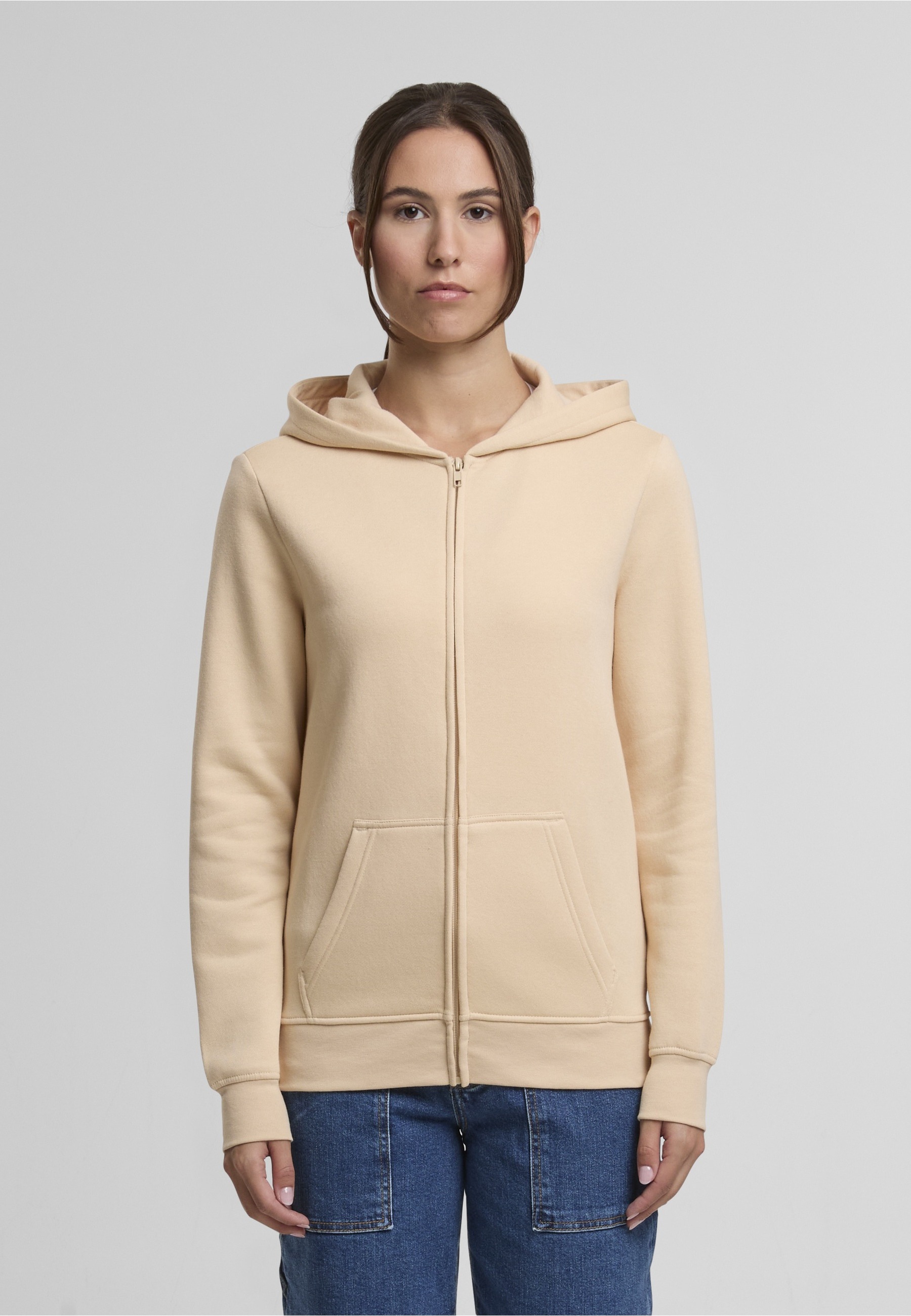 URBAN CLASSICS Sweatjacke »Urban Classics Ladies Basic Essential Zip Hoody«
